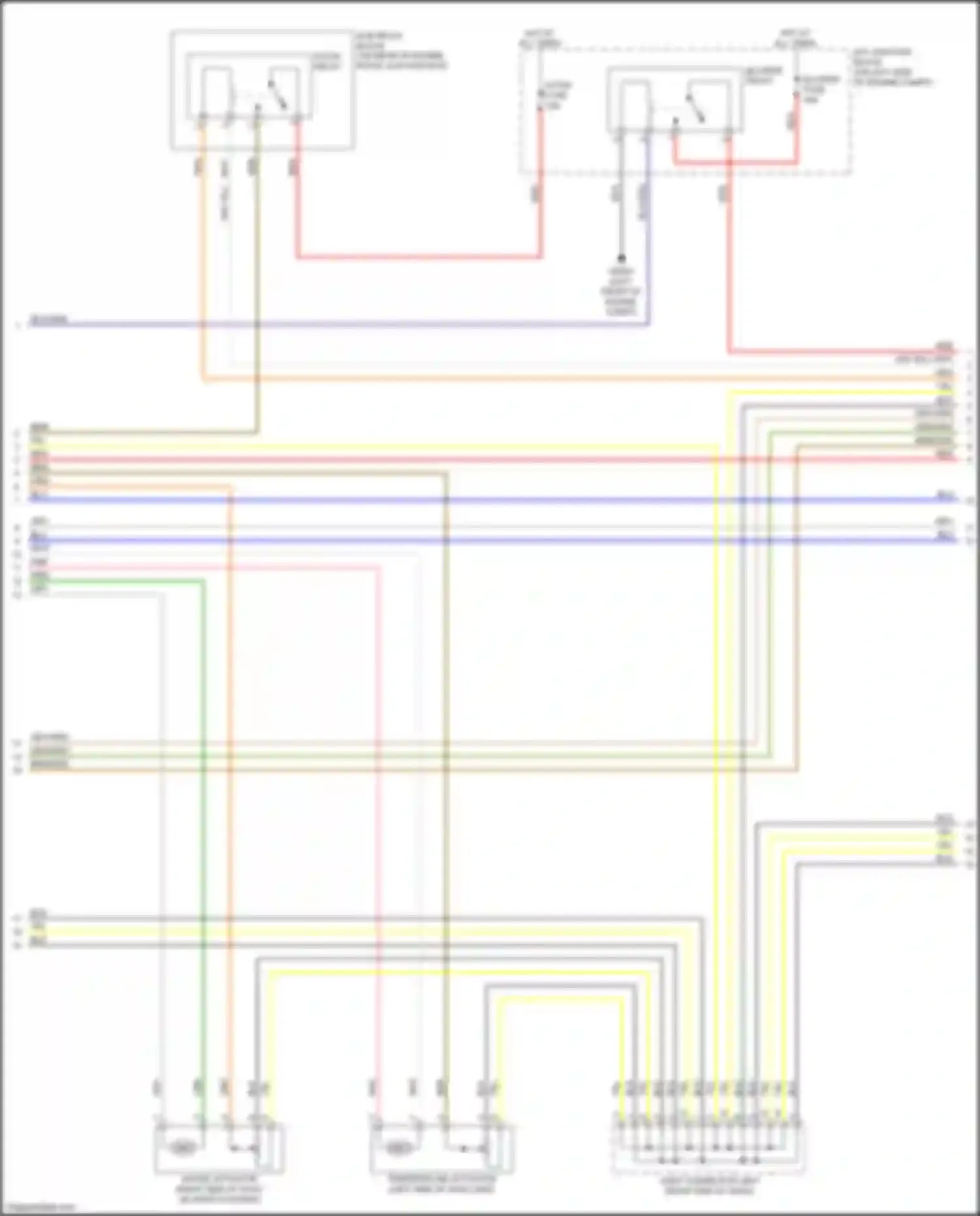 Wiring diagram blower relay for Kia Rio X-Line I (2017-2020) (1 of 5)
