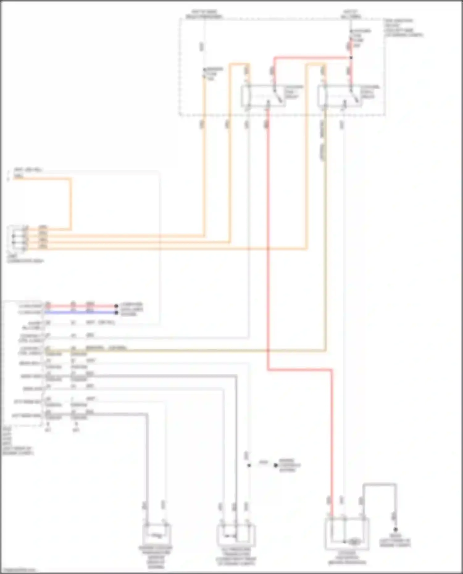Wiring diagram c/fan rly ctrl high for Kia Rio X-Line I (2017-2020) (3 of 3)