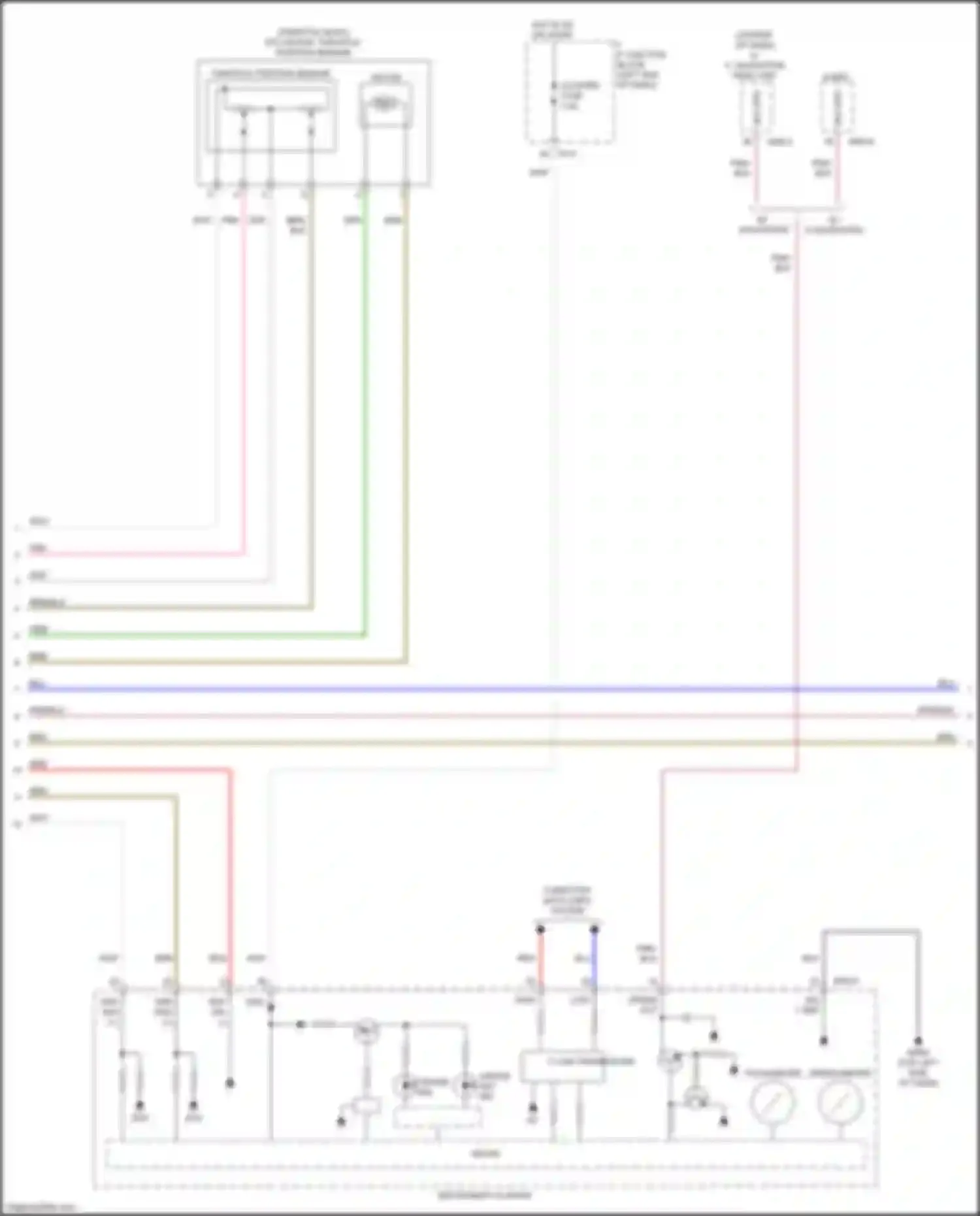 Wiring diagram cluster fuse for Kia Rio X-Line I (2017-2020) (4 of 27)