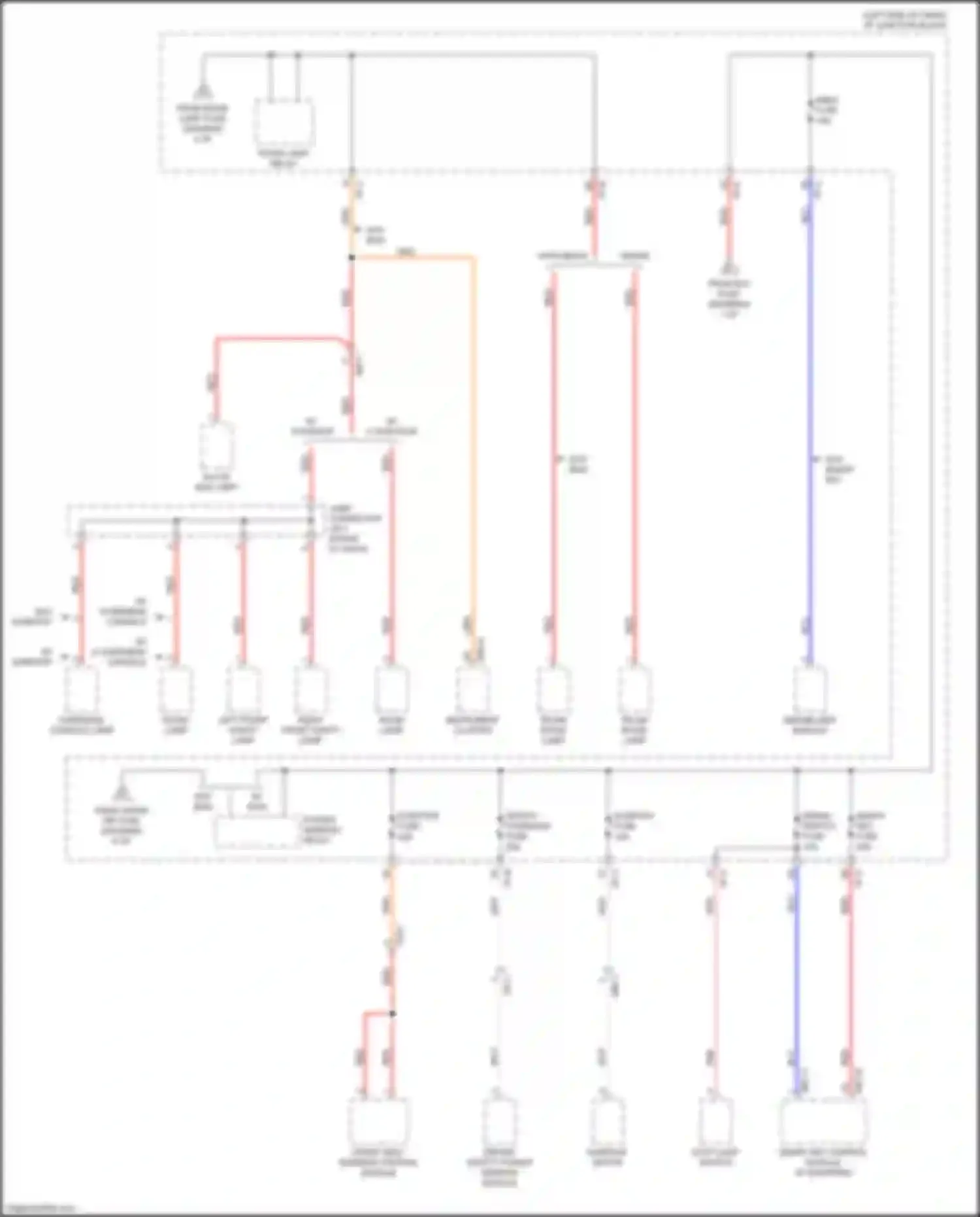 Wiring diagram driver safety power window module for Kia Rio X-Line I (2017-2020) (2 of 5)