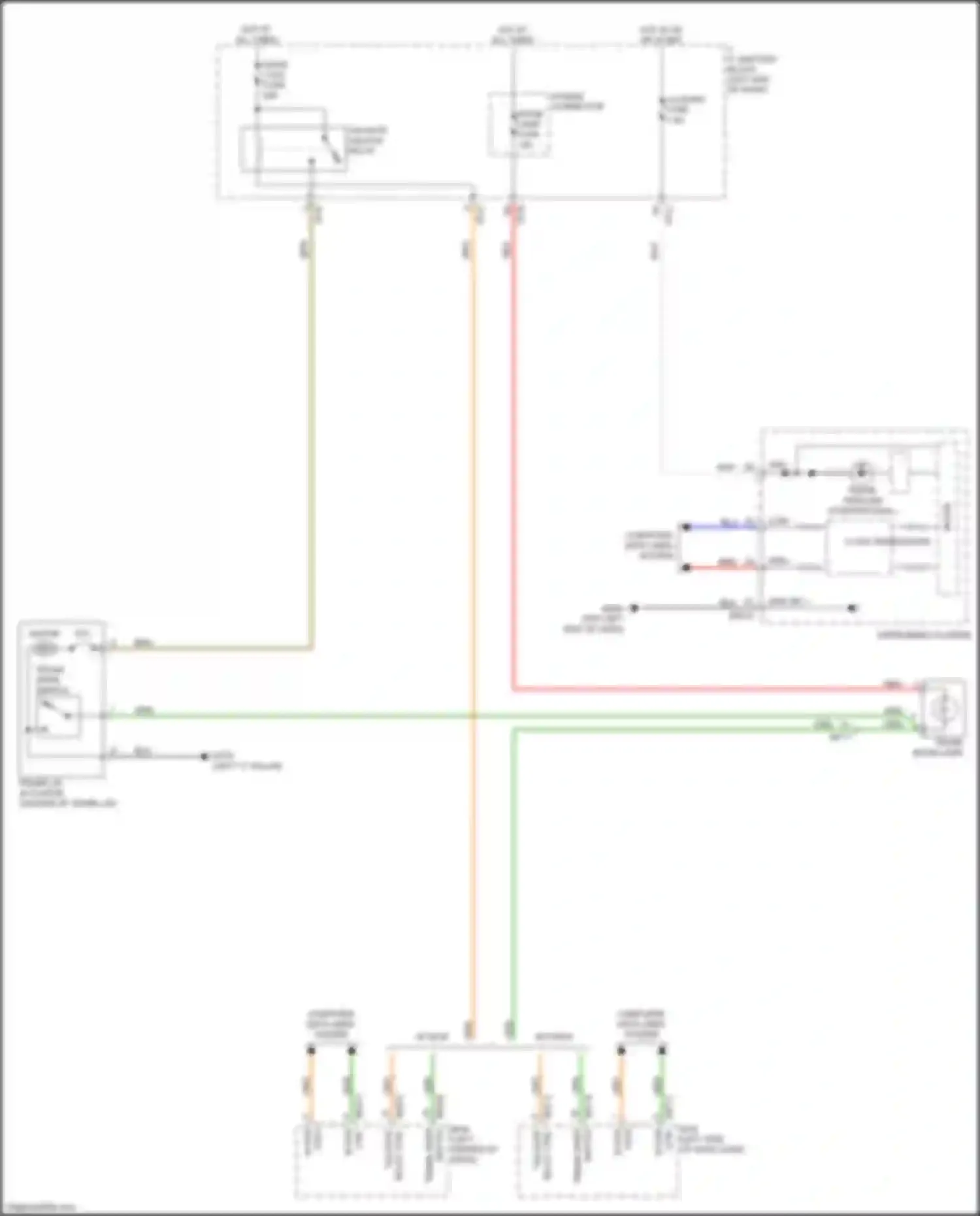Wiring diagram hot in on or start for Kia Rio X-Line I (2017-2020) (29 of 47)