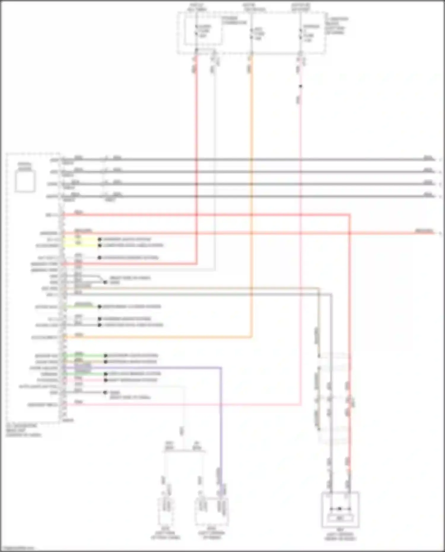 Wiring diagram m-can high for Kia Rio X-Line I (2017-2020) (1 of 2)