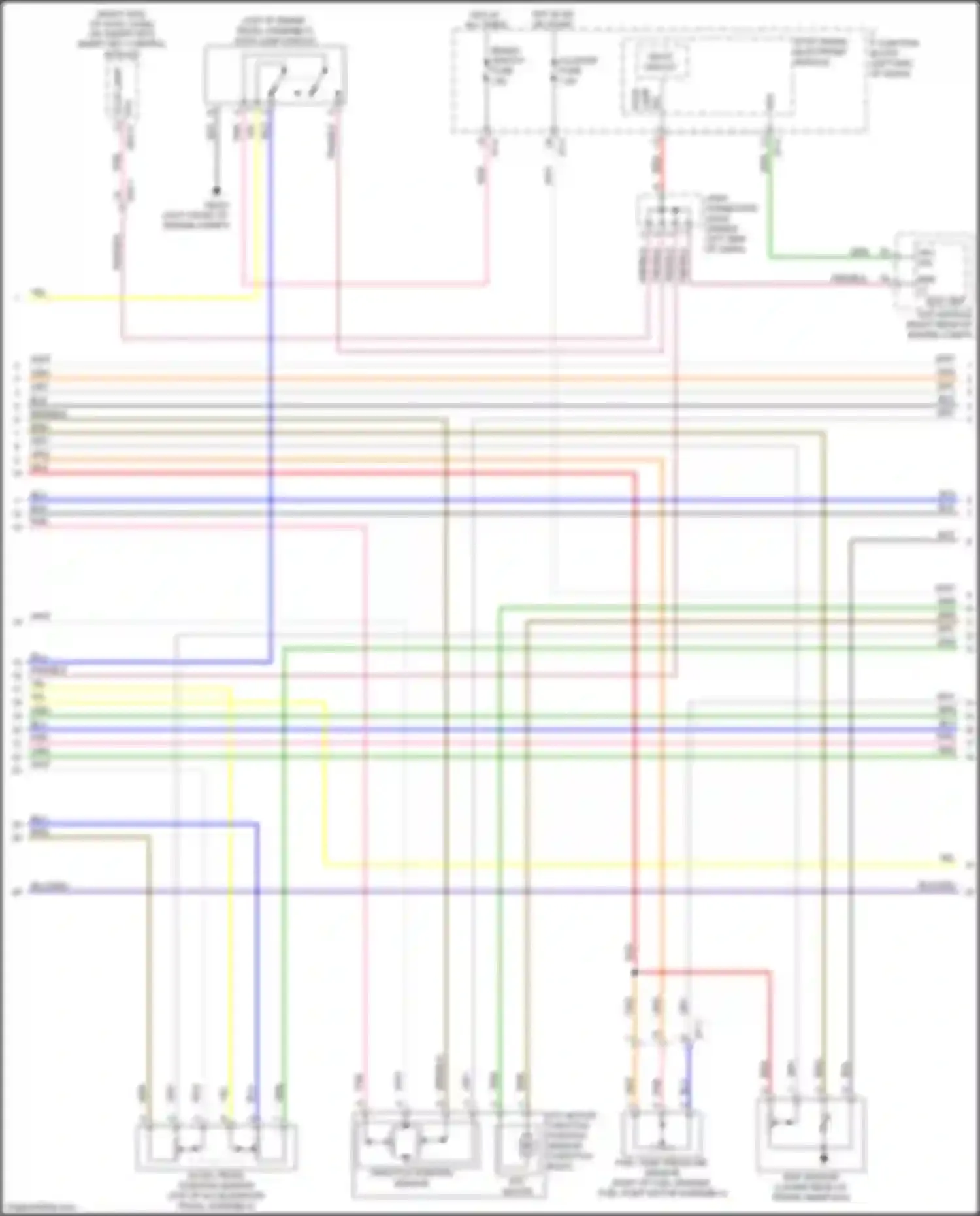 Wiring diagram map sensor for Kia Rio X-Line I (2017-2020) (1 of 2)