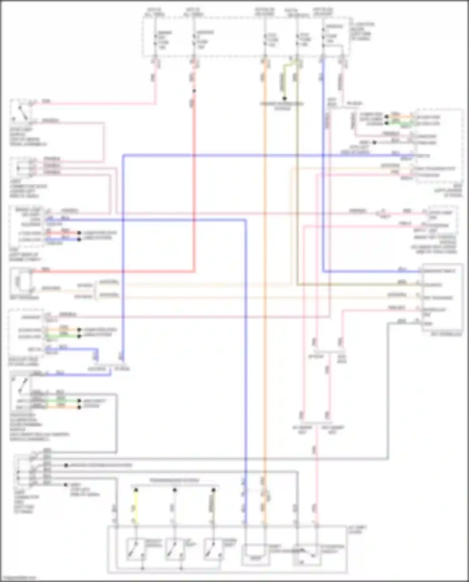 Wiring diagram module 6 fuse for Kia Rio X-Line I (2017-2020) (2 of 2)
