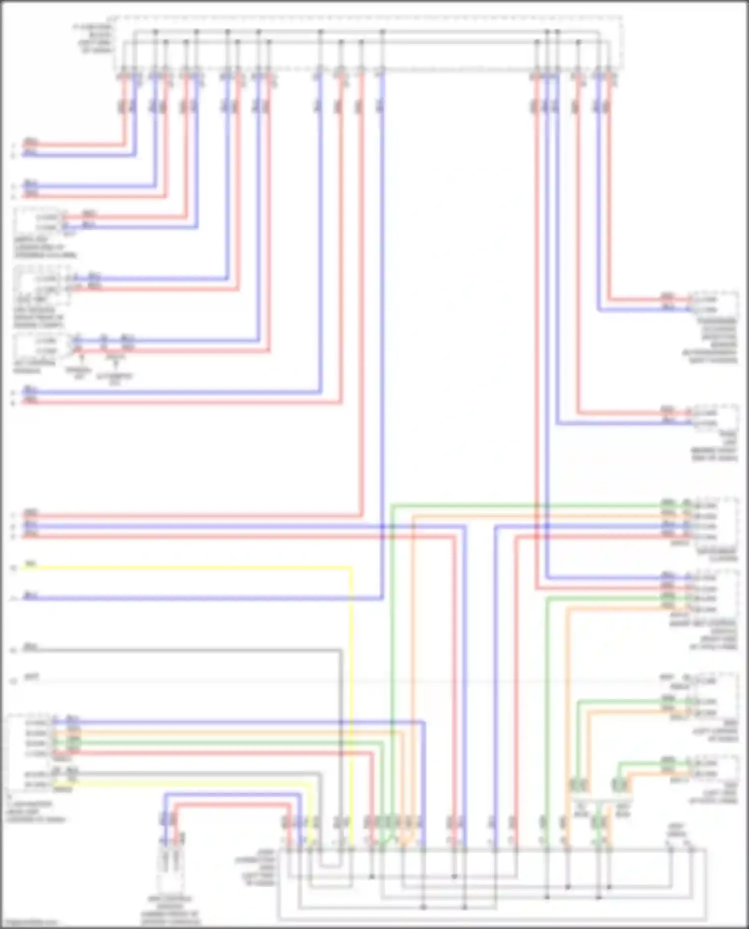 Wiring diagram tpms unit for Kia Rio X-Line I (2017-2020) (1 of 5)