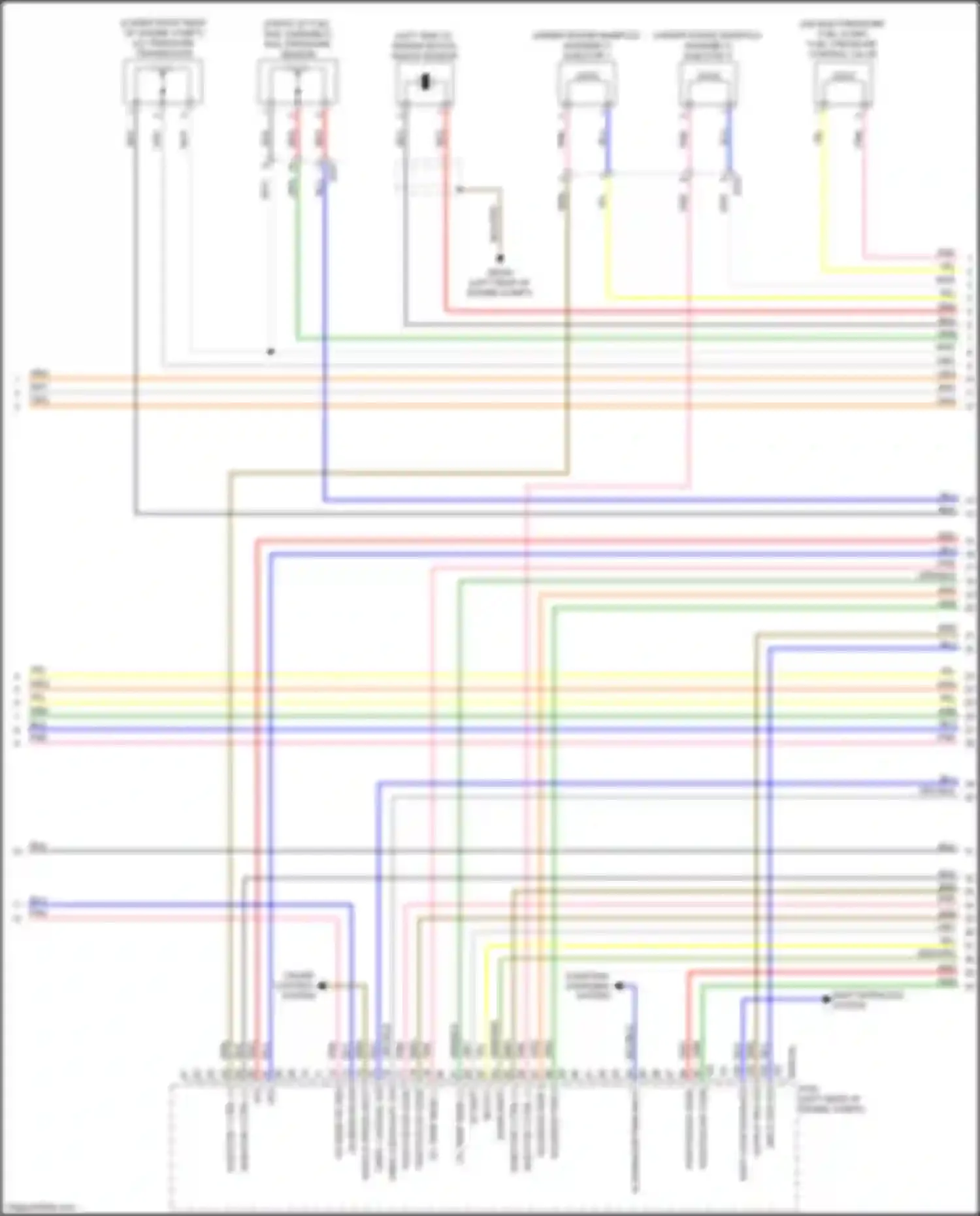 Wiring diagram up shift for Kia Rio X-Line I (2017-2020) (4 of 5)