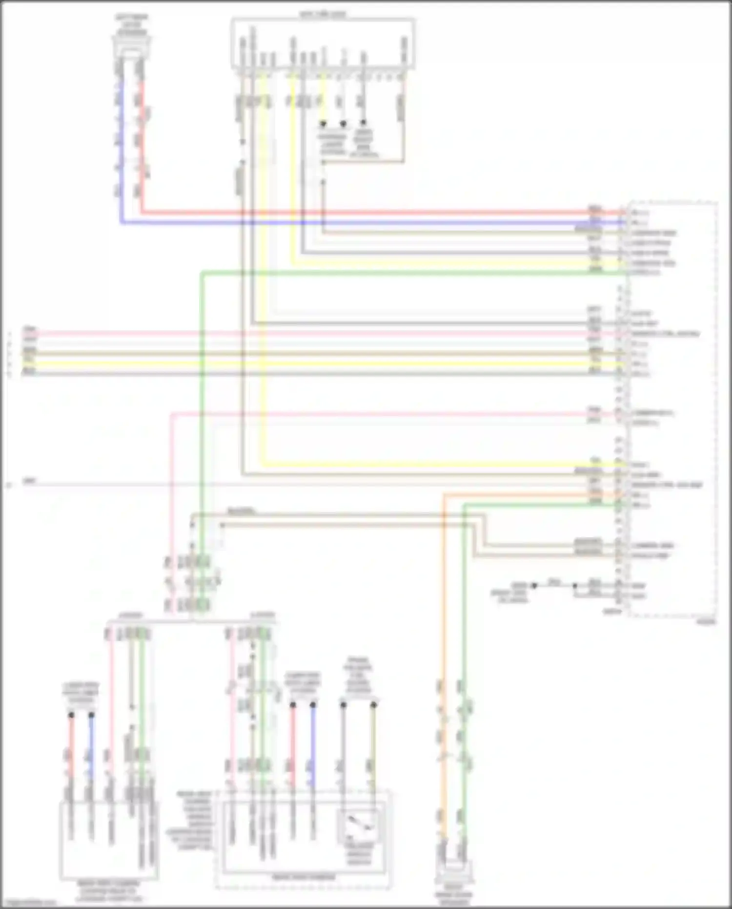 Wiring diagram usb d-/ipod tx for Kia Rio X-Line I (2017-2020) (1 of 1)