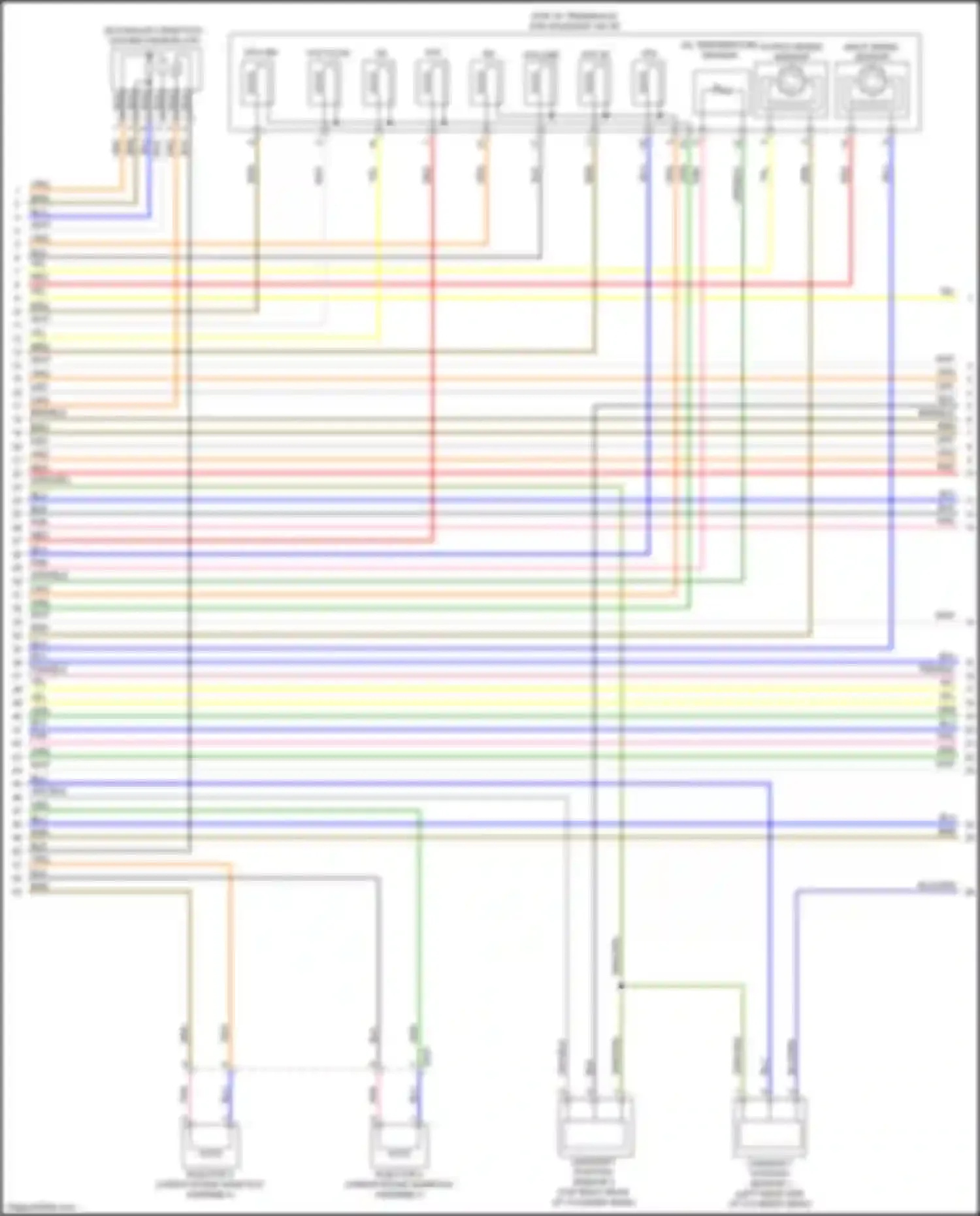 Wiring diagram vfs line for Kia Rio X-Line I (2017-2020) (3 of 3)