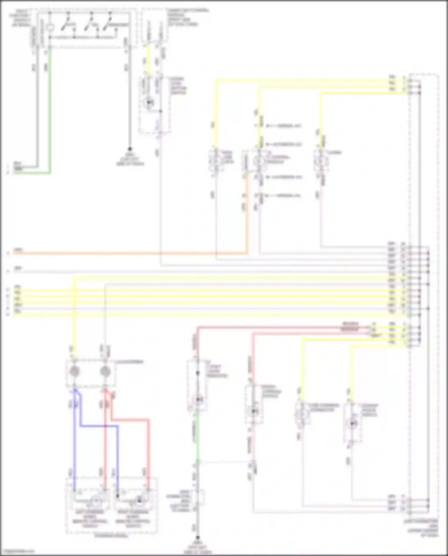 Wiring diagram a/t shift lever indicator for Kia Rio X I (2020-2024) (2 of 4)
