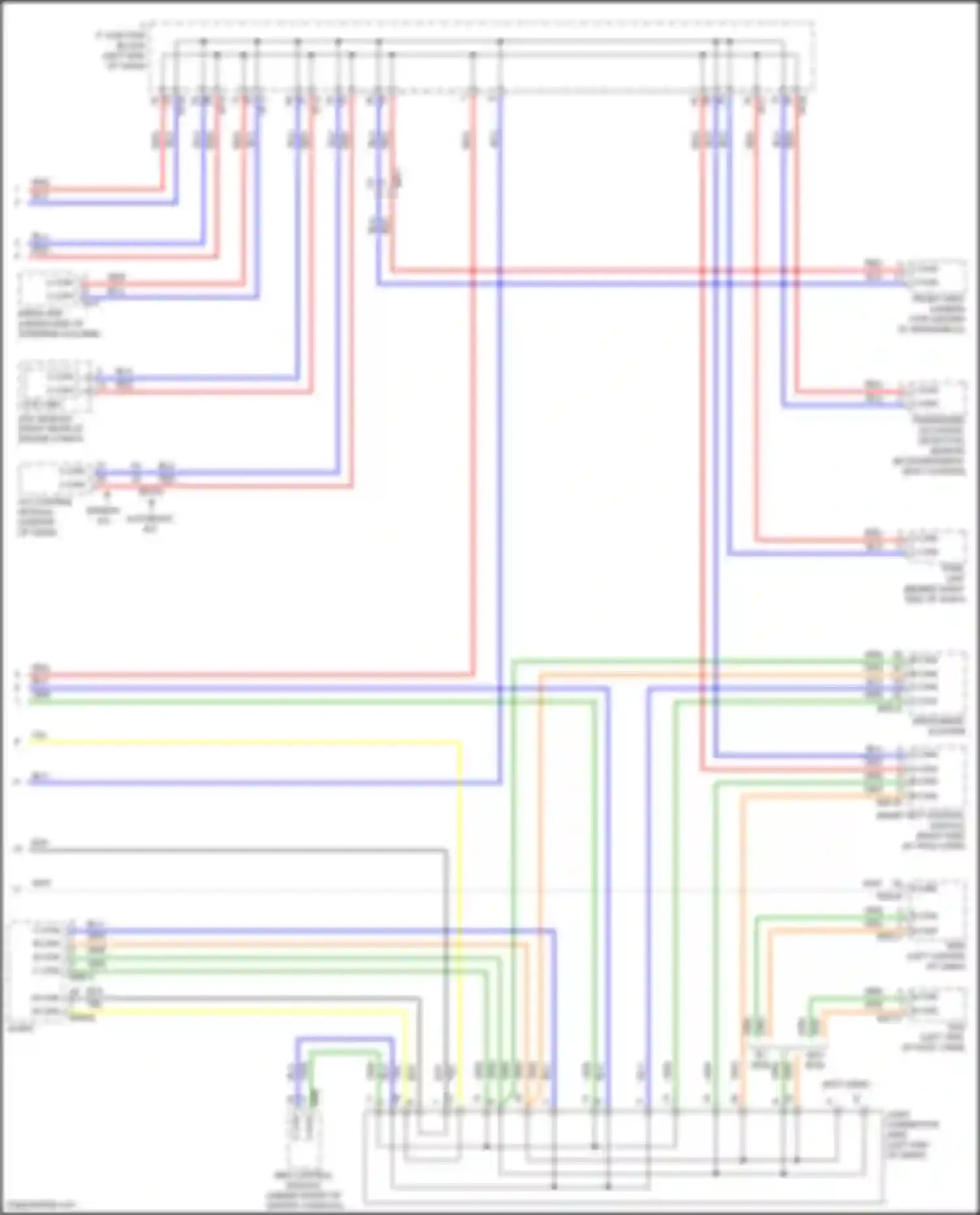 Wiring diagram c-can hi for Kia Rio X I (2020-2024) (2 of 3)