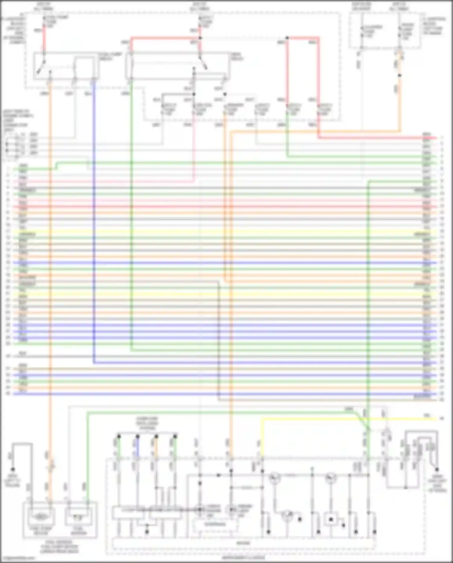 Wiring diagram ecu 3 fuse for Kia Rio X I (2020-2024) (3 of 3)