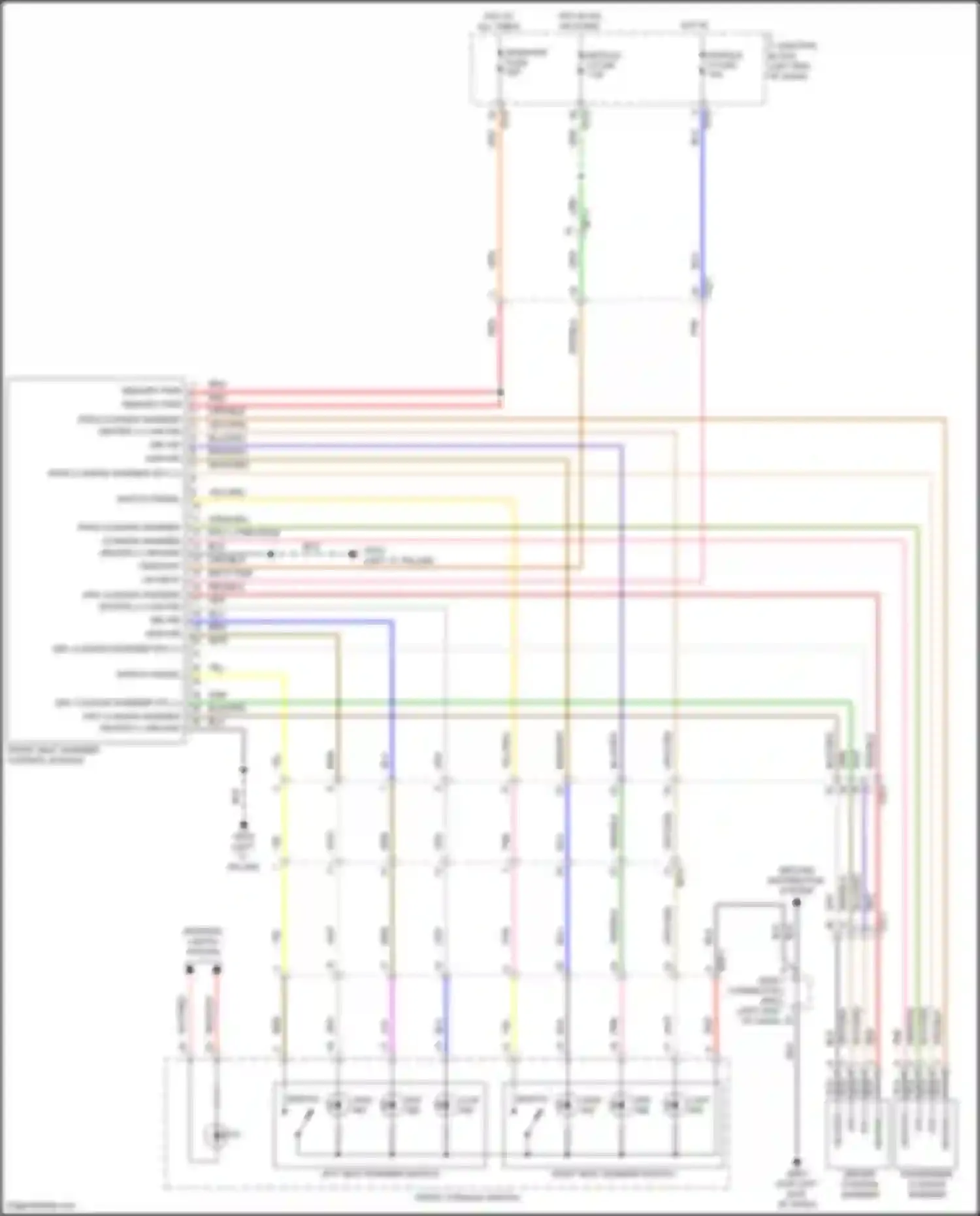 Wiring diagram memory pwr for Kia Rio X I (2020-2024) (1 of 11)