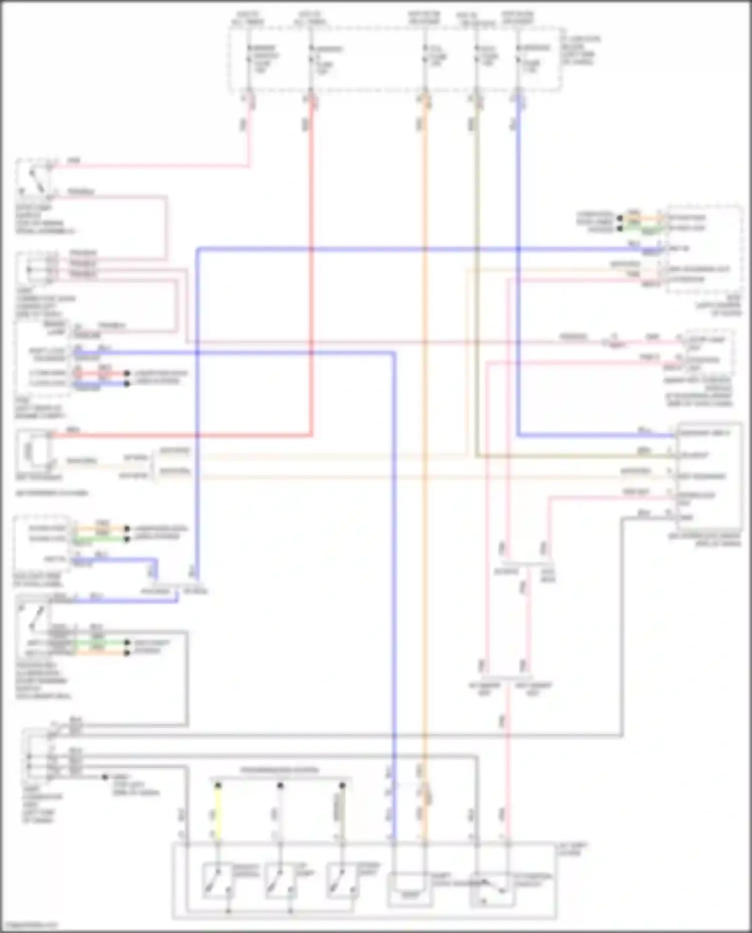Wiring diagram pnk p position sw for Kia Rio X I (2020-2024) (1 of 1)