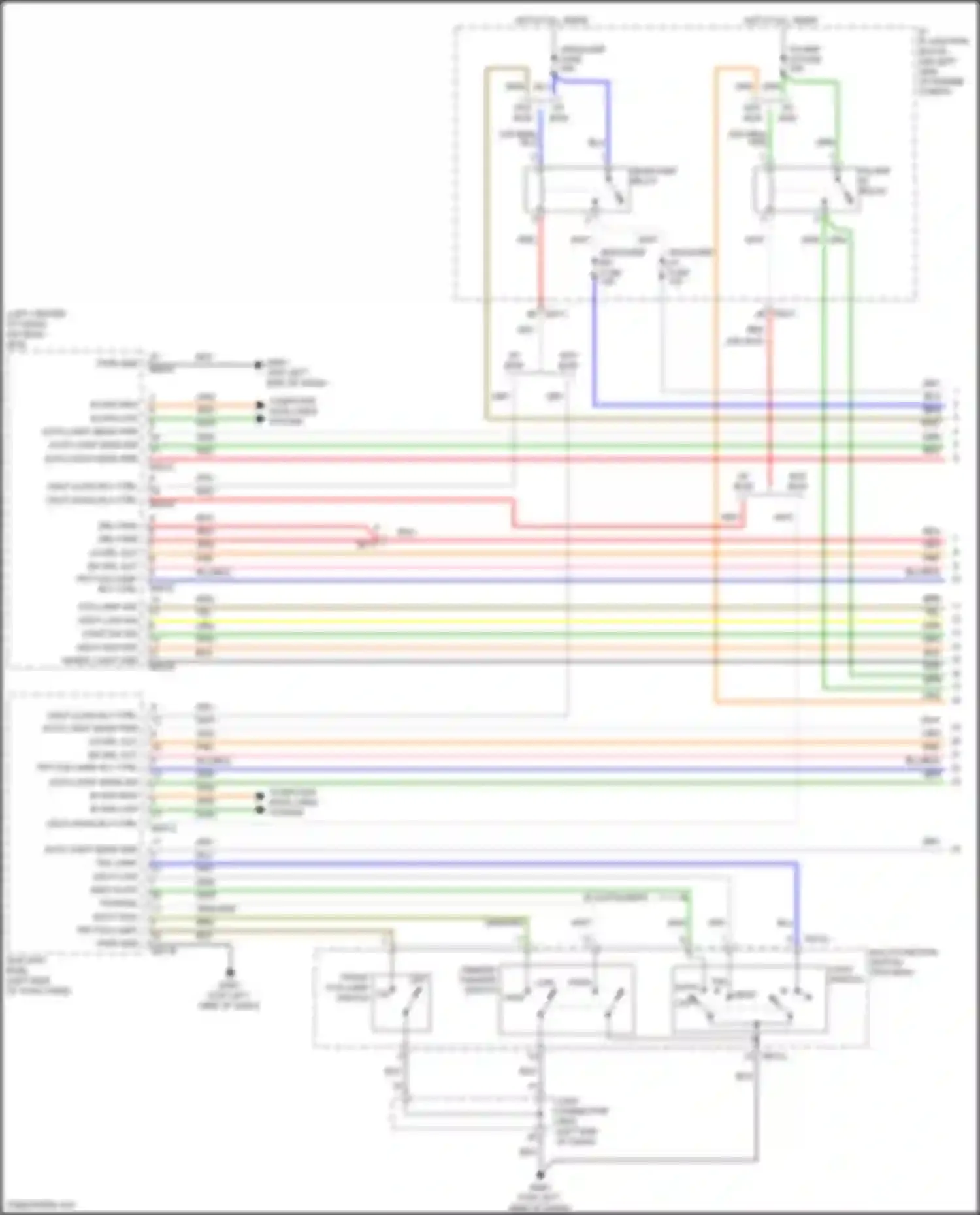 Wiring diagram tail lamp sw for Kia Rio X I (2020-2024) (3 of 5)