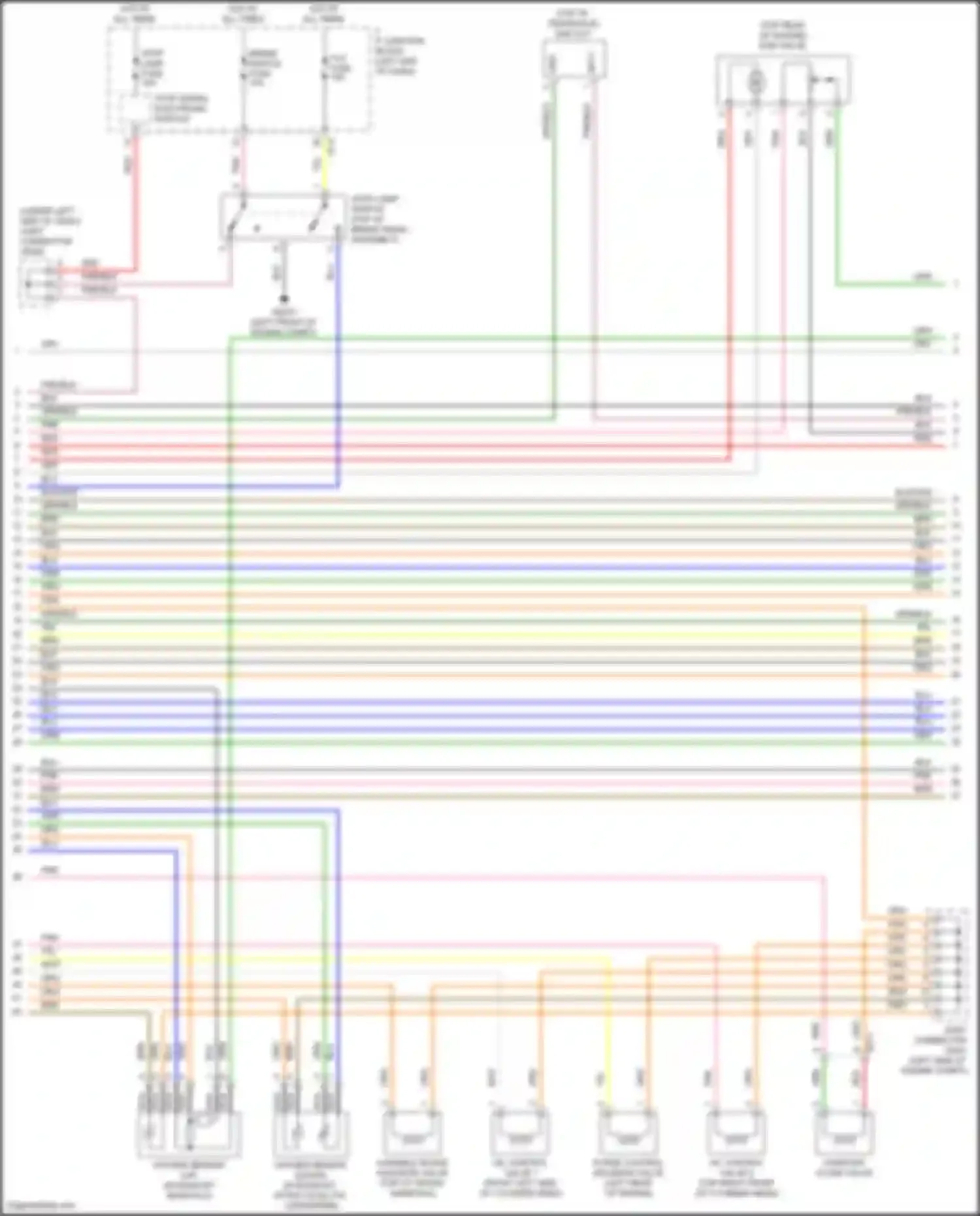 Wiring diagram tcu fuse for Kia Rio X I (2020-2024) (9 of 9)