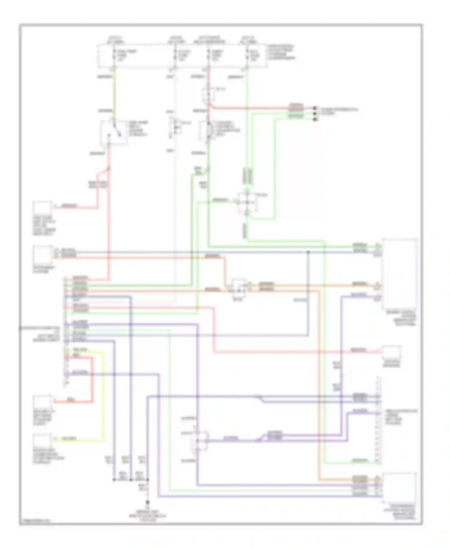 Rio Kia I facelift (2002-2005): Computer data lines circuit