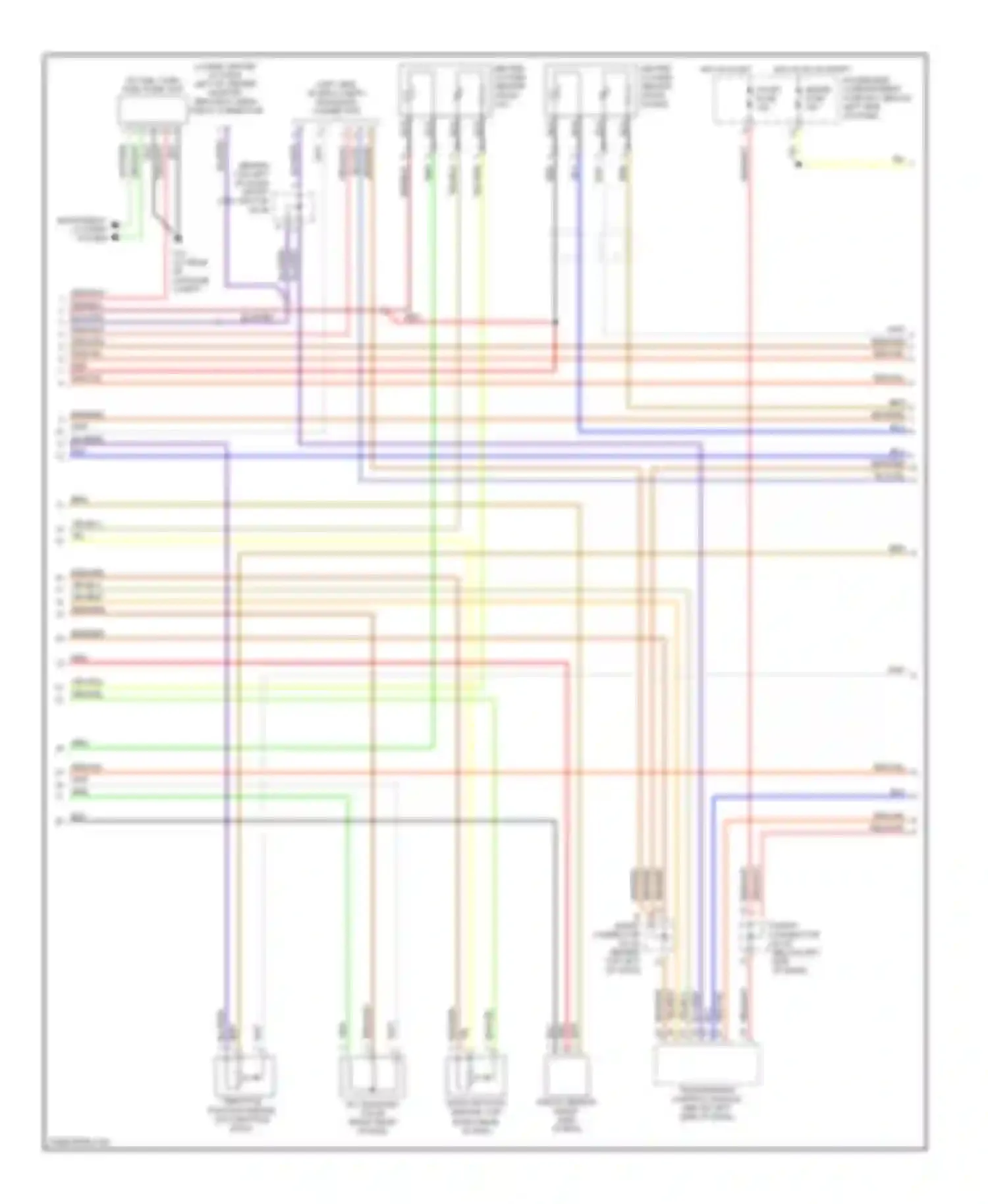 Rio Kia I facelift (2002-2005): Wiring diagram engine performance 1.6l (2 of 3)