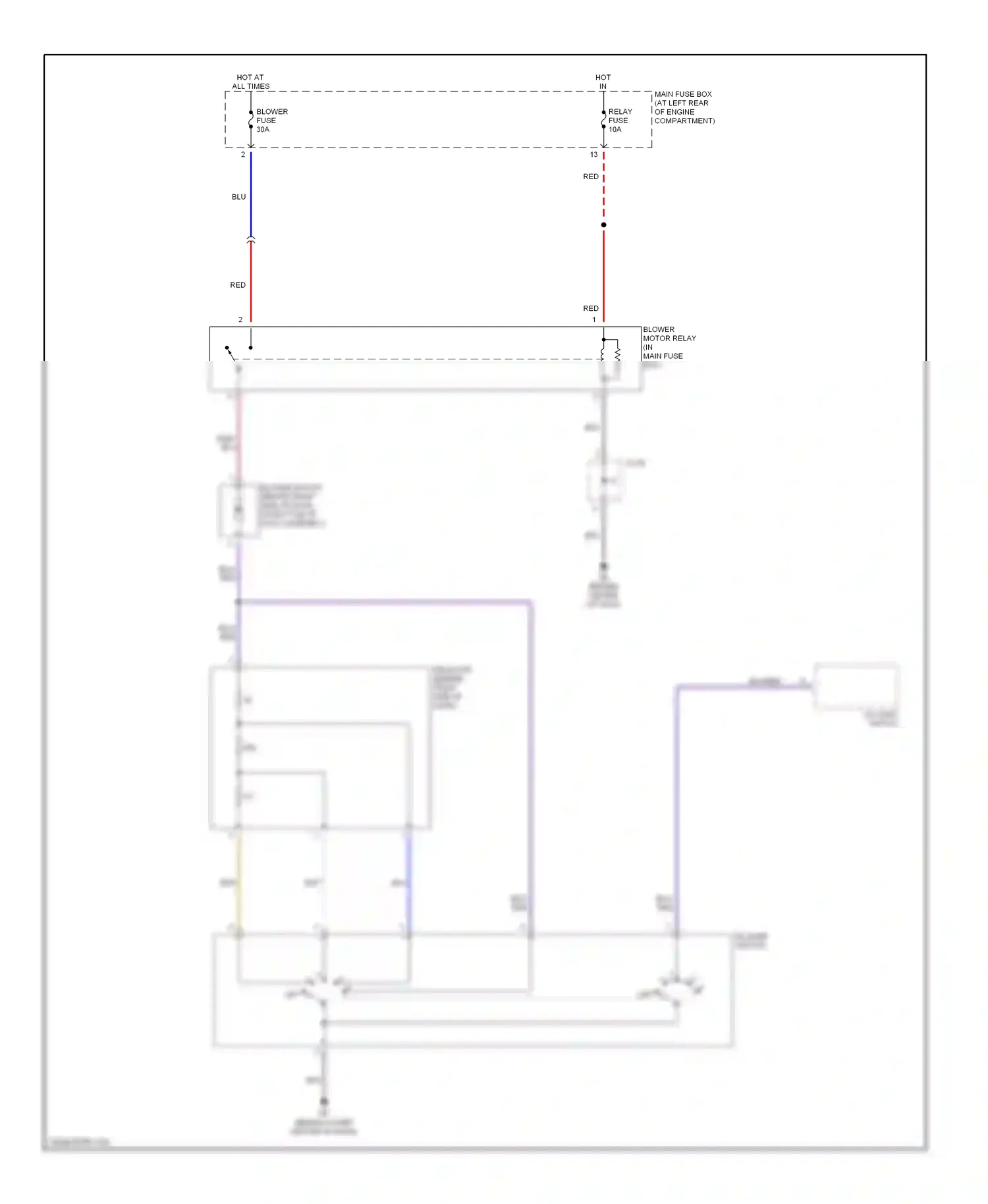 Kia Rio I facelift (2002-2005) blu wiring diagram  (5 of 26)