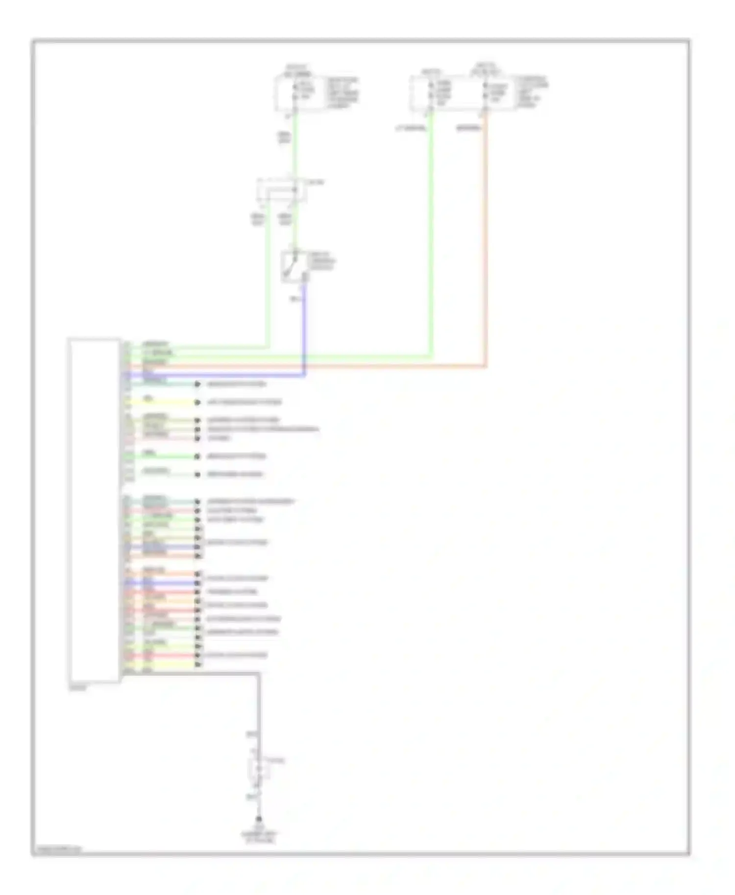 Wiring diagram grn/red for Kia Rio I facelift (2002-2005) (2 of 12)