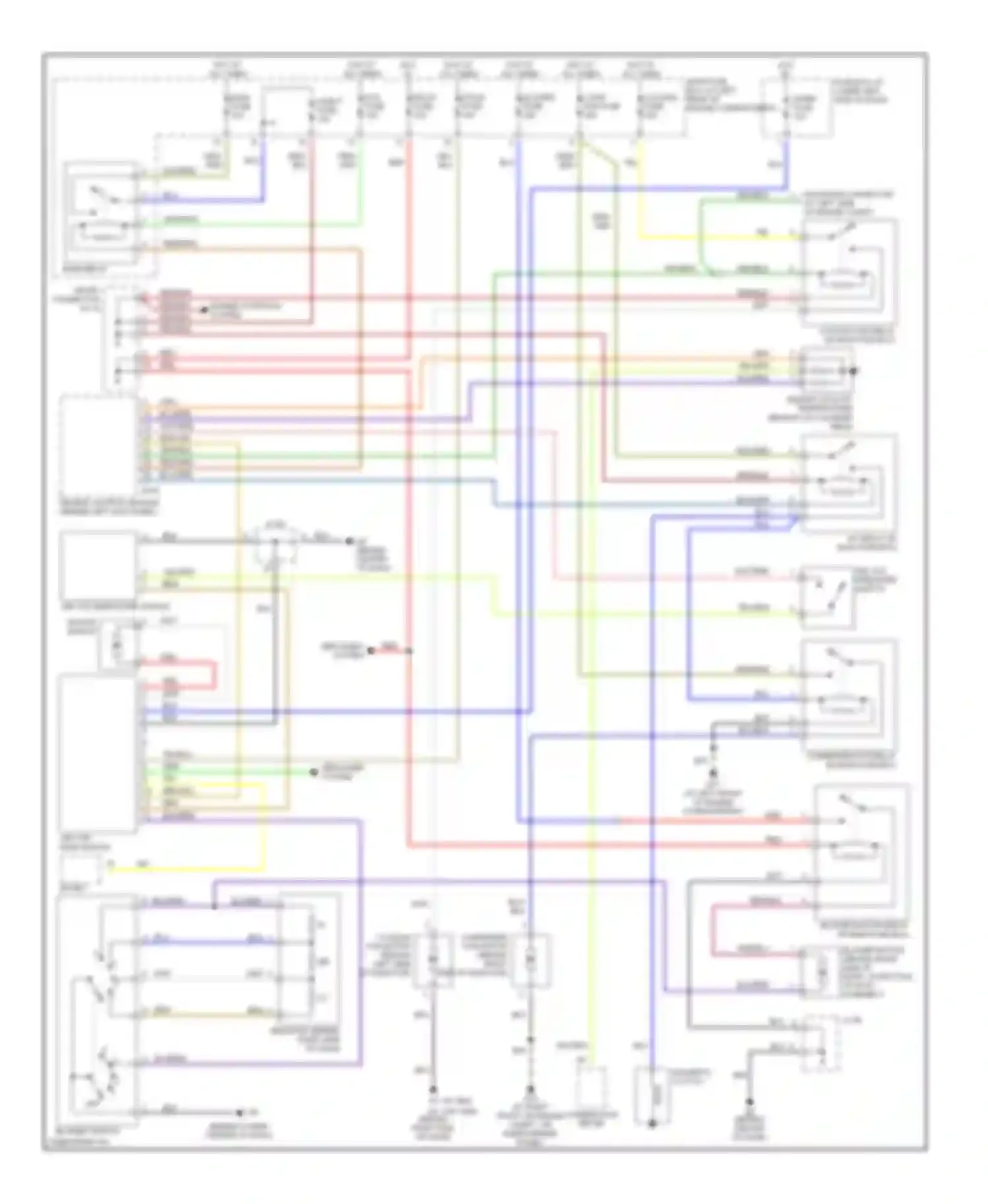 Wiring diagram hot in on for Kia Rio I facelift (2002-2005) (9 of 12)