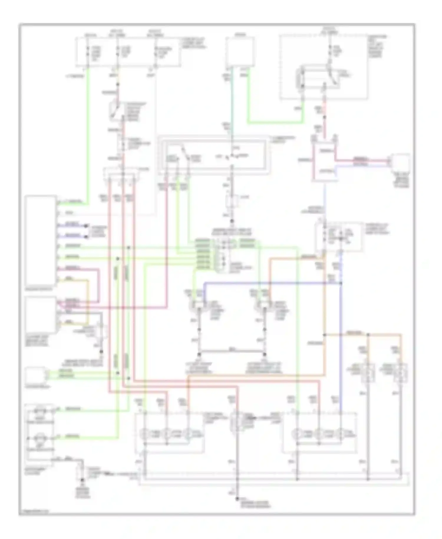 Wiring diagram short connector sc-02 for Kia Rio I facelift (2002-2005) (2 of 3)