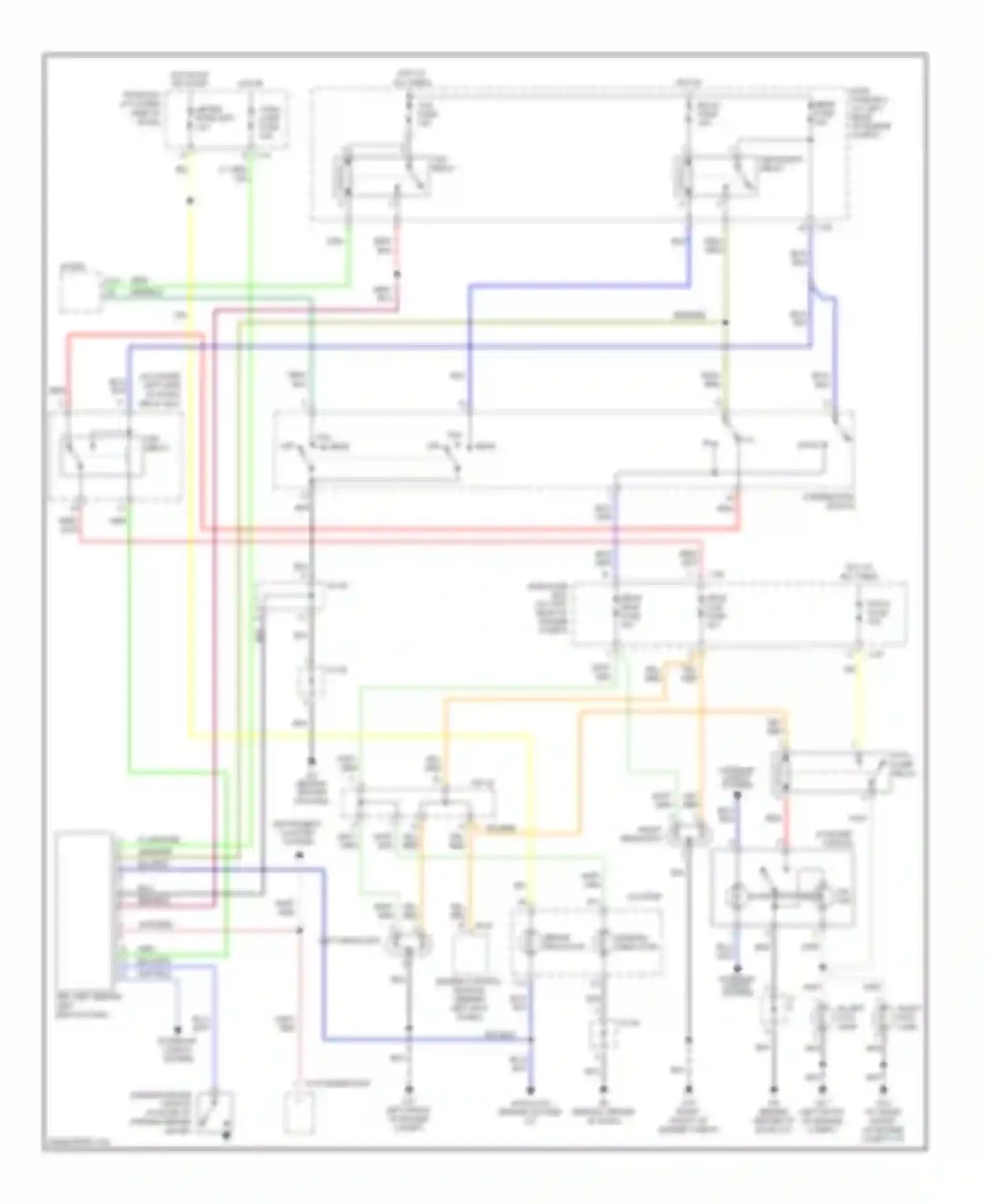 Wiring diagram yel/red for Kia Rio I facelift (2002-2005) (3 of 9)