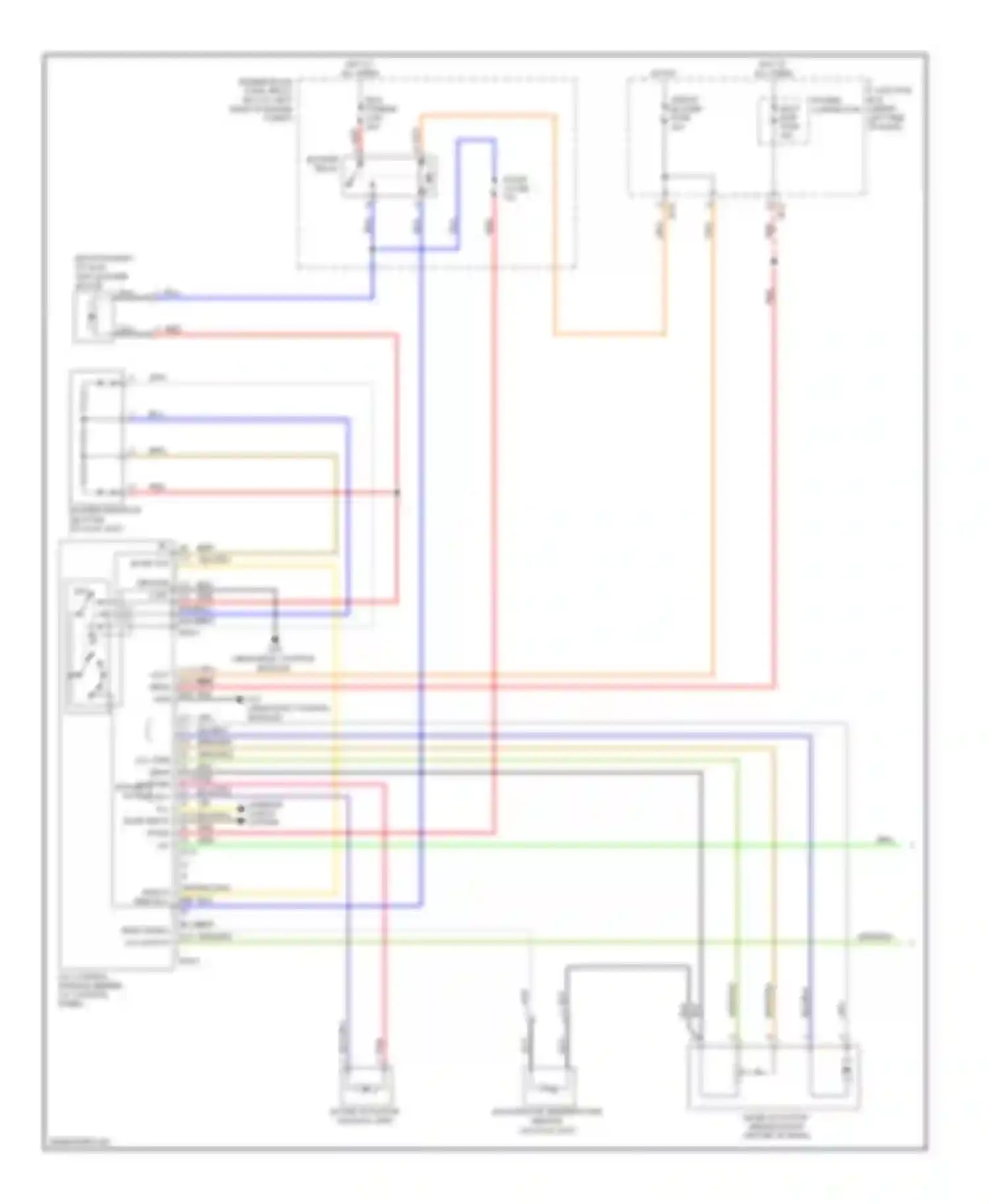 Rio Kia II facelift (2009-2011): Manual a/c circuit (1 of 2)