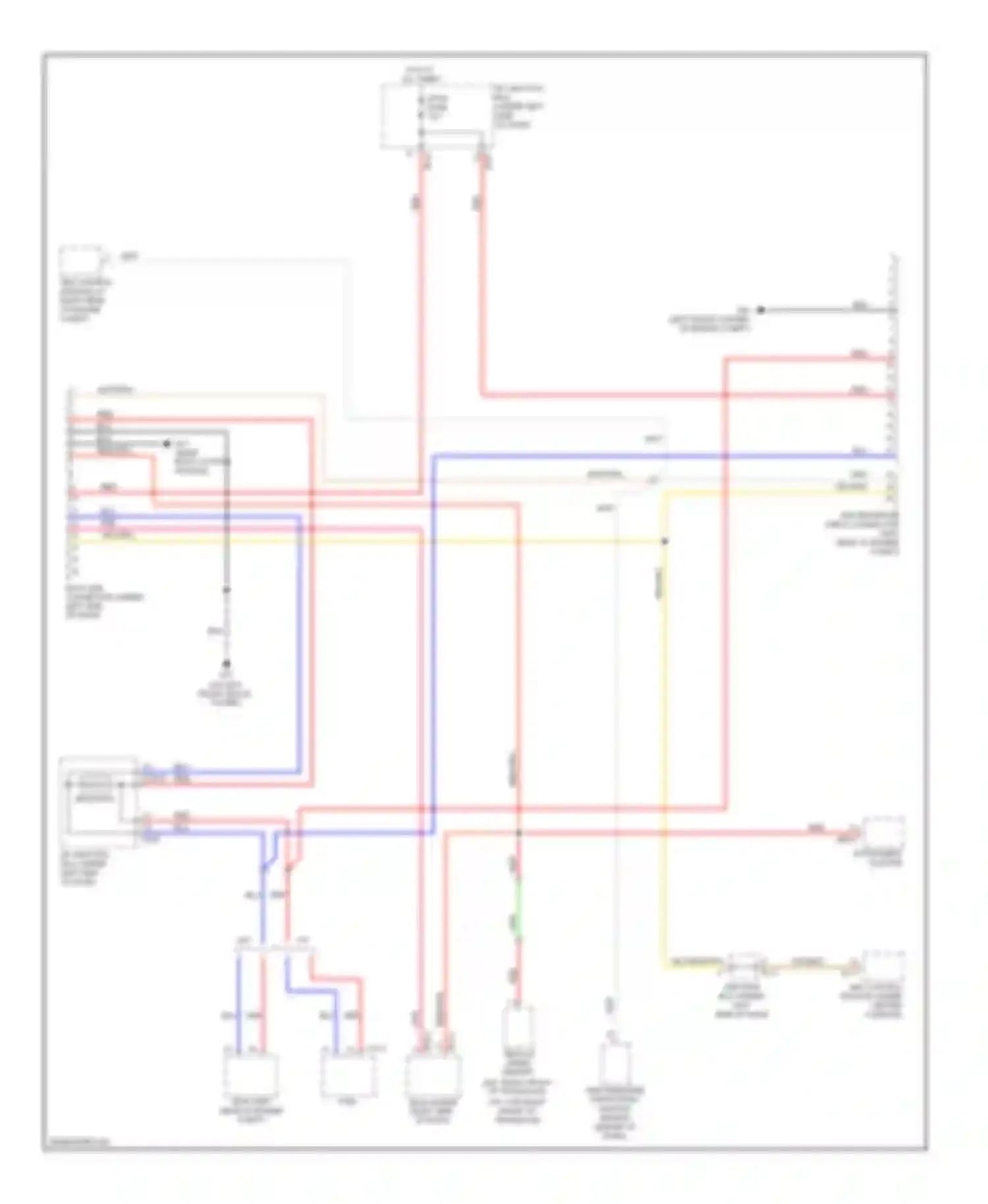 Rio Kia II facelift (2009-2011): Computer data lines circuit