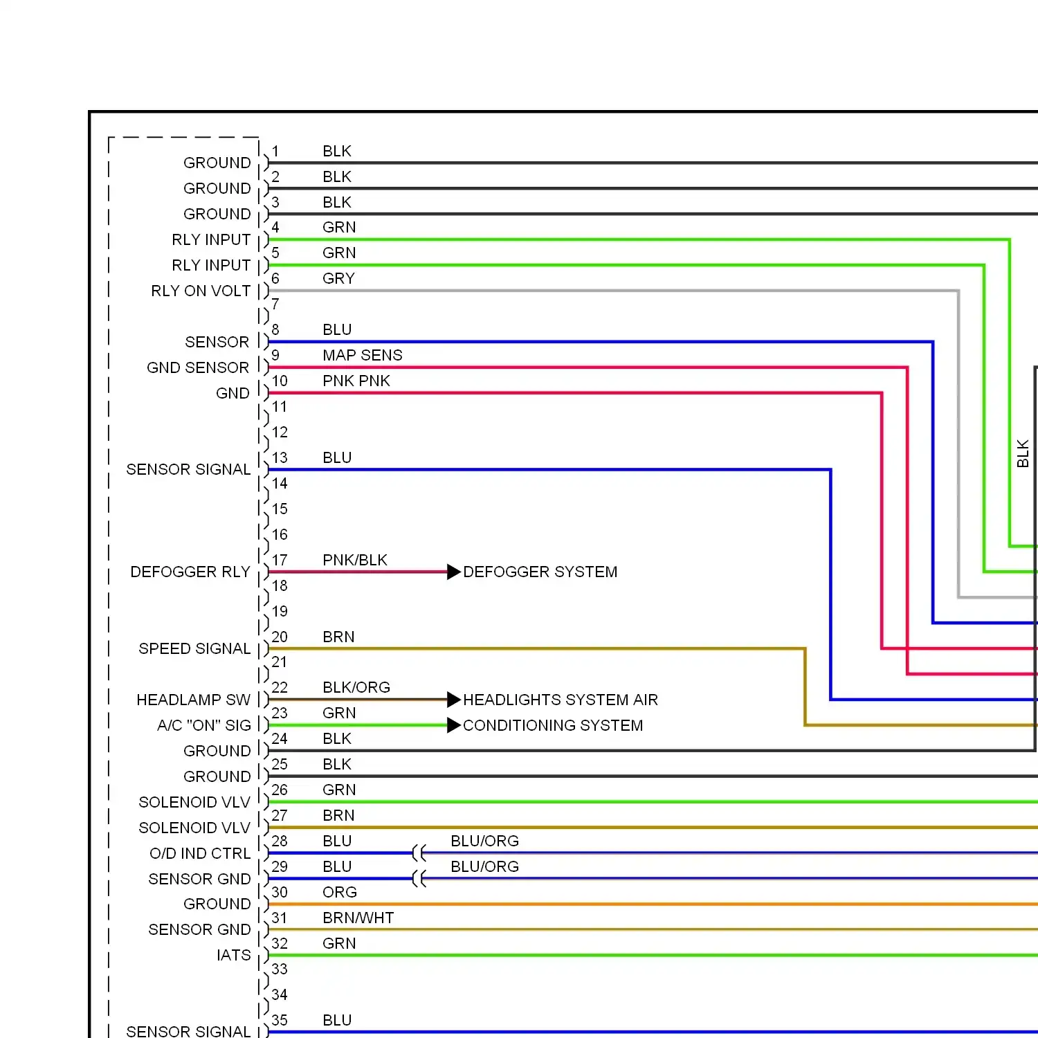 demo - Wiring diagram engine performance 1.6l, a/t (1 of 5) Wiring diagram engine performance 1.6l, a/t (1 of 5)