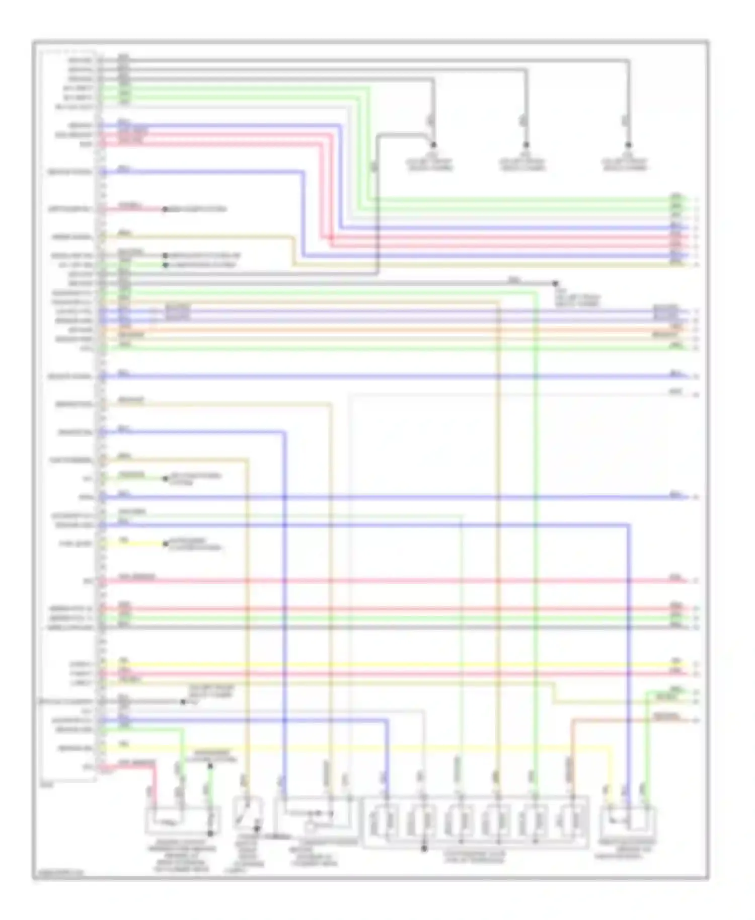 Rio Kia II facelift (2009-2011): Wiring diagram engine performance 1.6l, a/t (1 of 5)