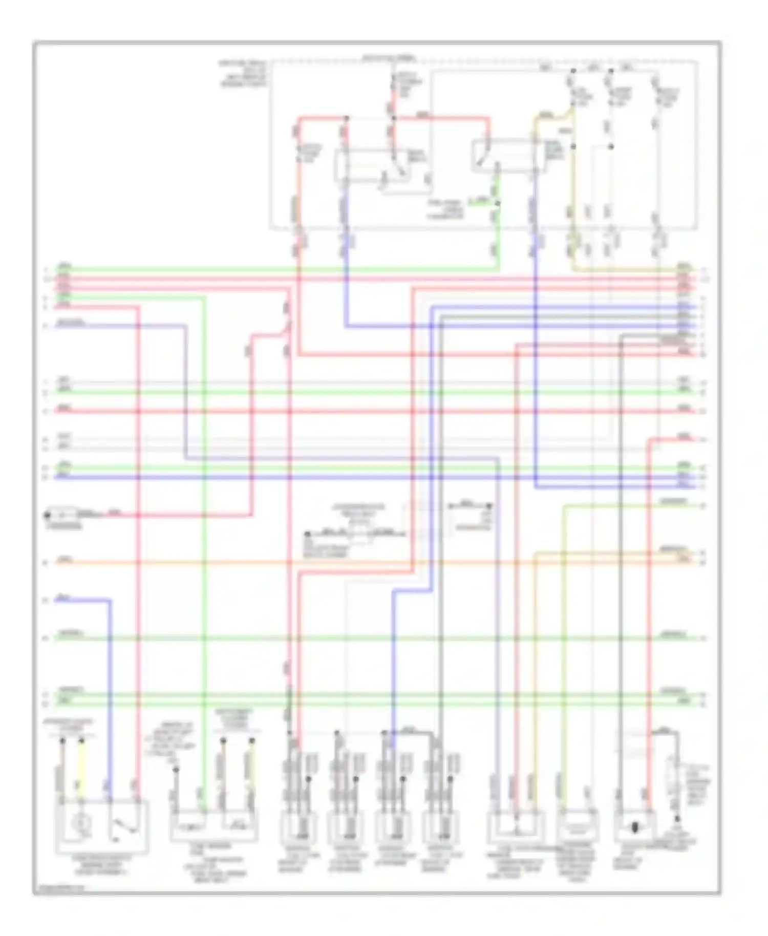 Rio Kia II facelift (2009-2011): Wiring diagram engine performance 1.6l, a/t (4 of 5)