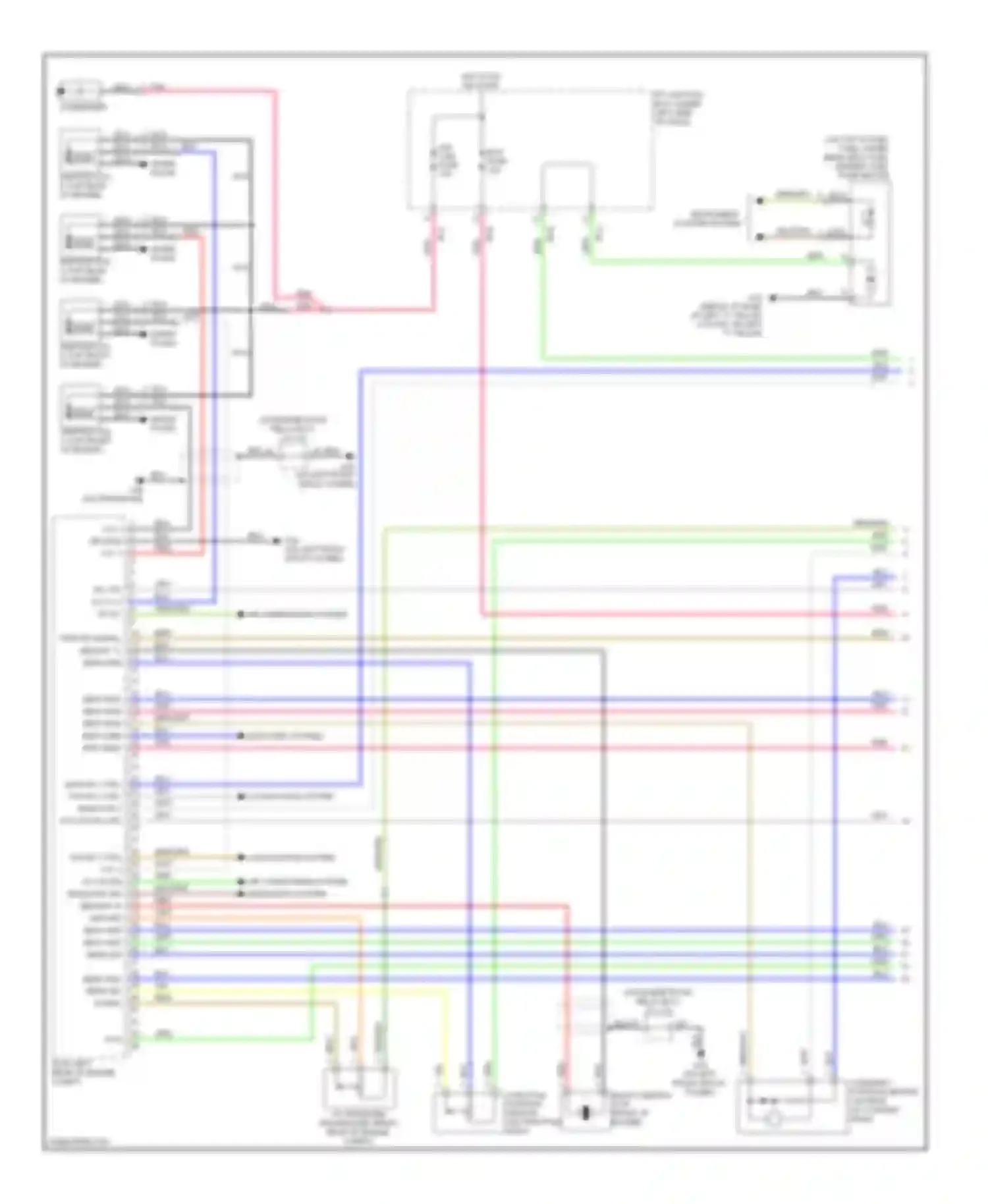 Rio Kia II facelift (2009-2011): Wiring diagram engine performance 1.6l, m/t (1 of 3)