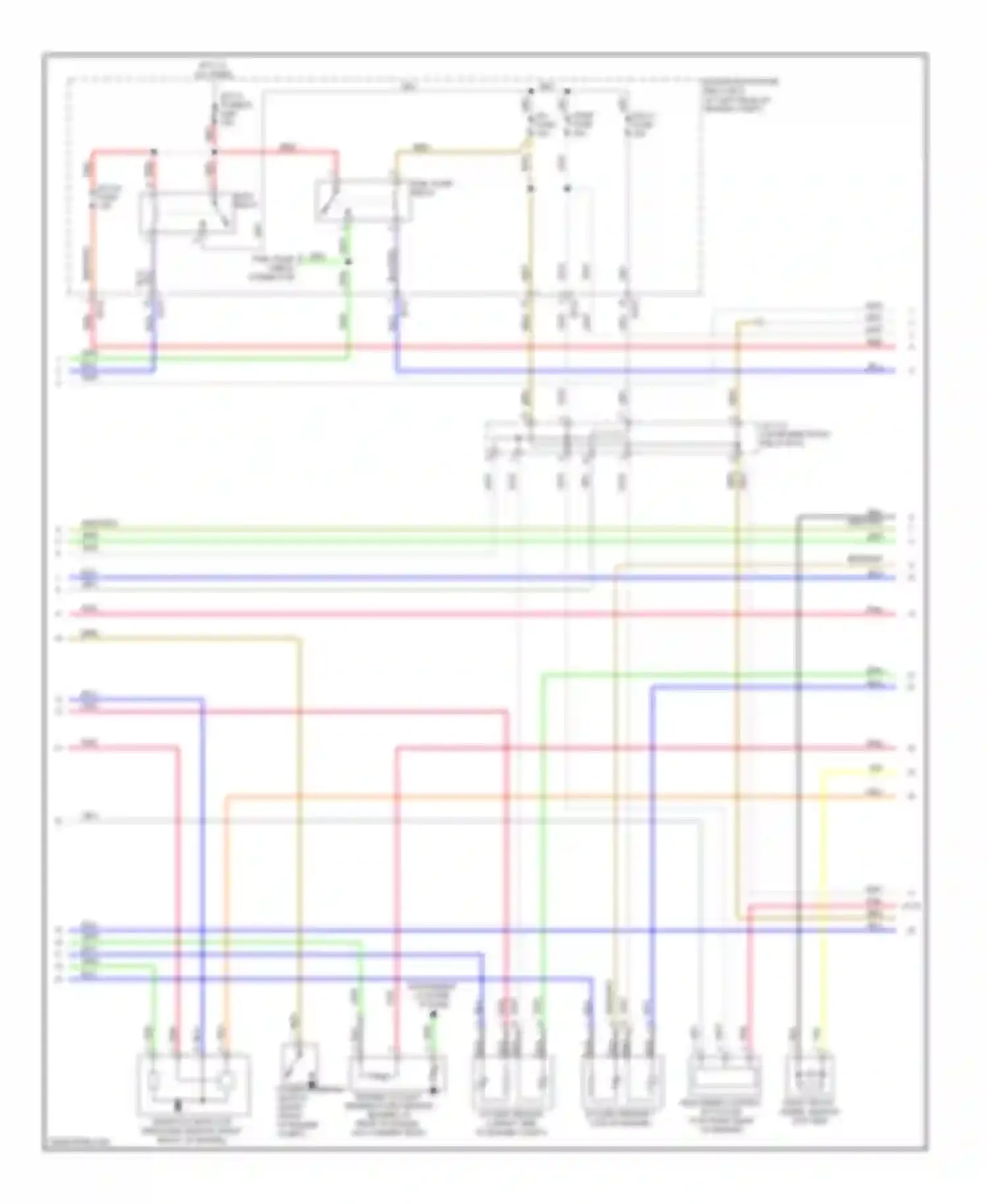 Rio Kia II facelift (2009-2011): Wiring diagram engine performance 1.6l, m/t (2 of 3)