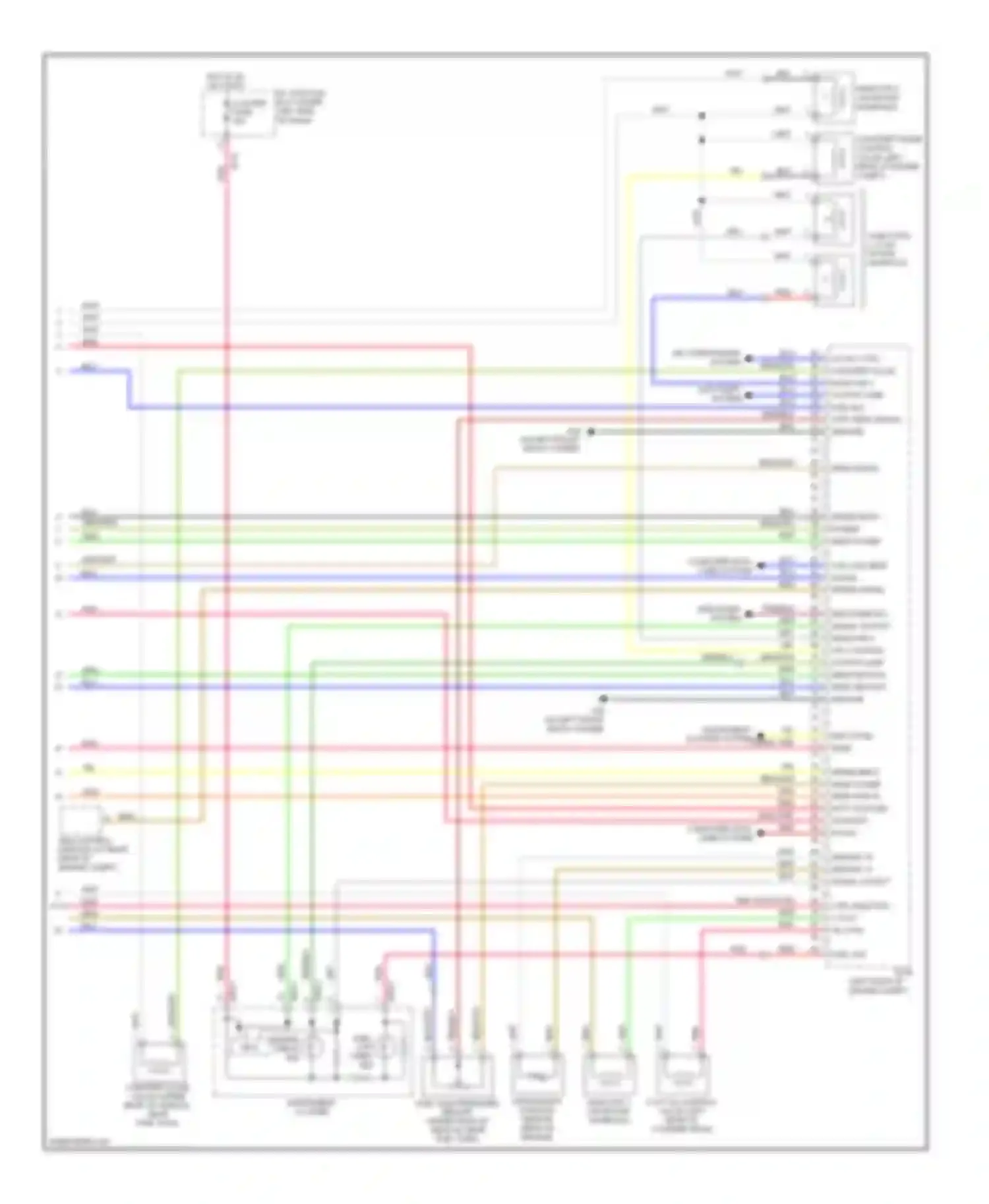 Rio Kia II facelift (2009-2011): Wiring diagram engine performance 1.6l, m/t (3 of 3)