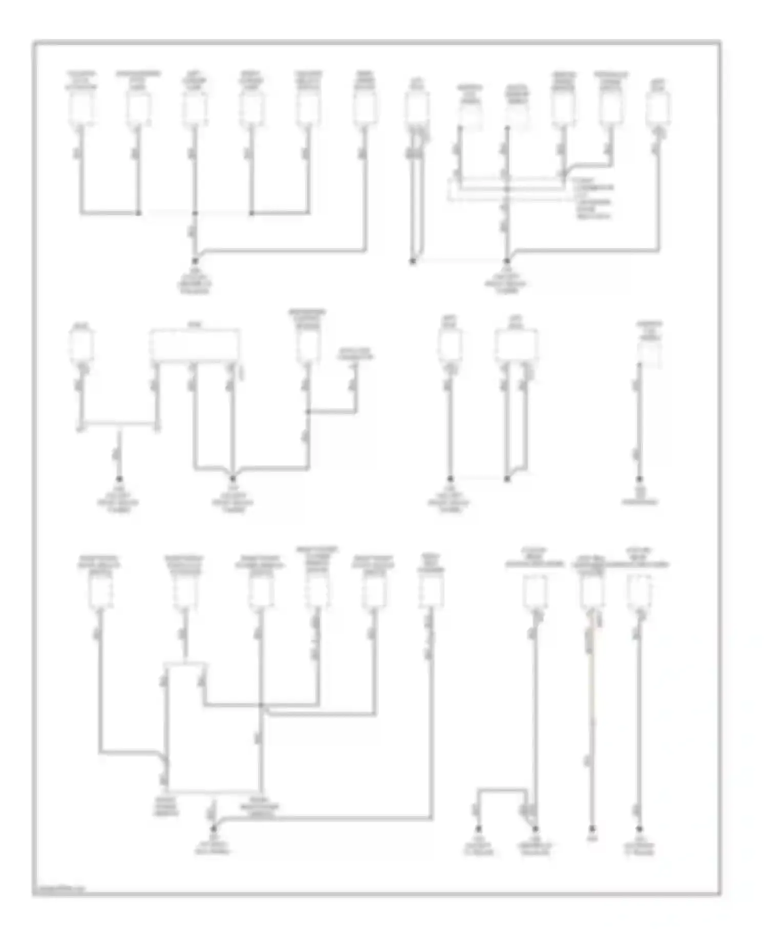 Rio Kia II facelift (2009-2011): Ground distribution circuit (3 of 3)