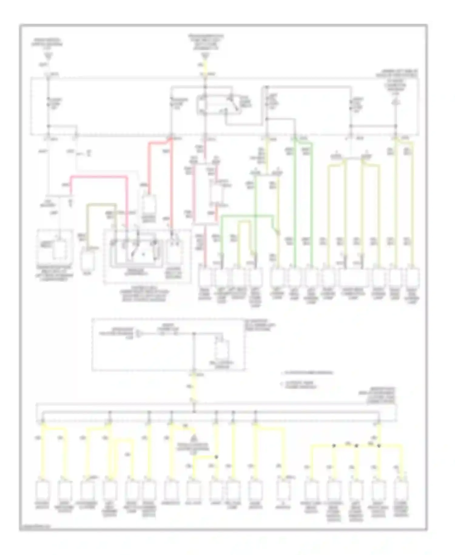 Rio Kia II facelift (2009-2011): Power distribution circuit (4 of 4)