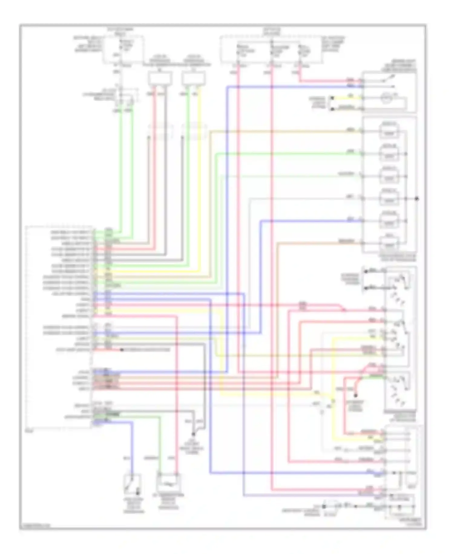 Rio Kia II facelift (2009-2011): Transmission circuit
