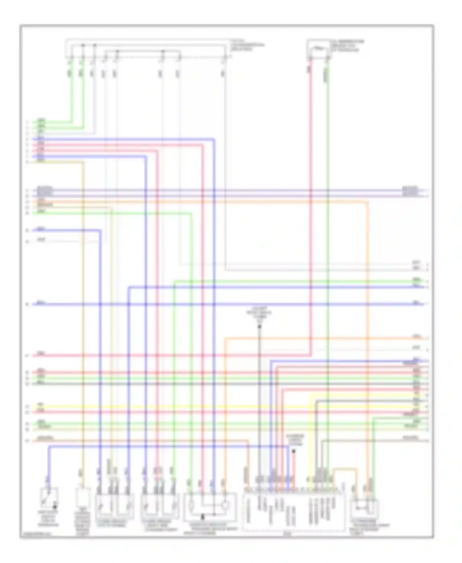 Wiring diagram 2 input for Kia Rio II facelift (2009-2011) (1 of 1)