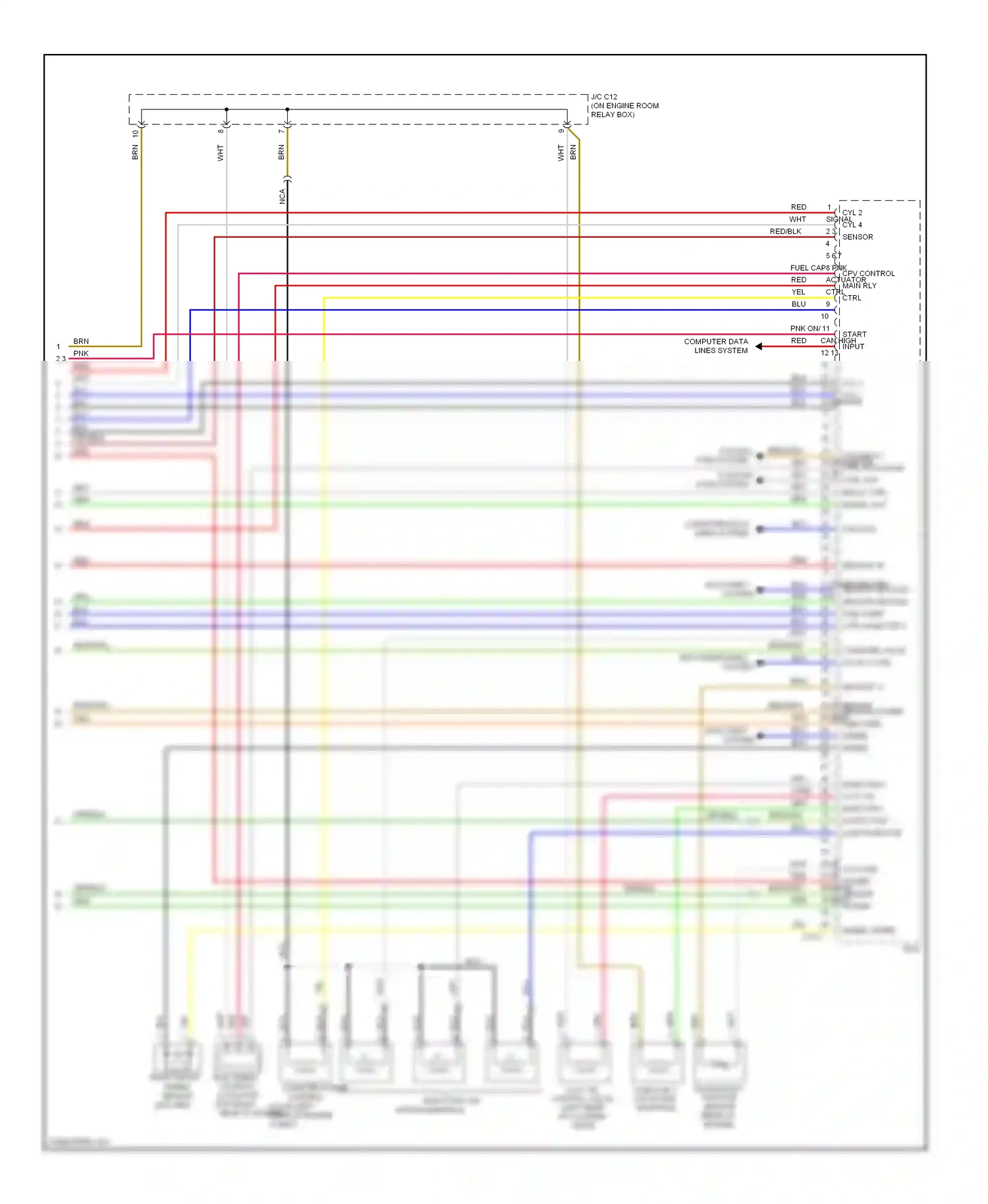Kia Rio II facelift (2009-2011) blk wiring diagram  (17 of 52)