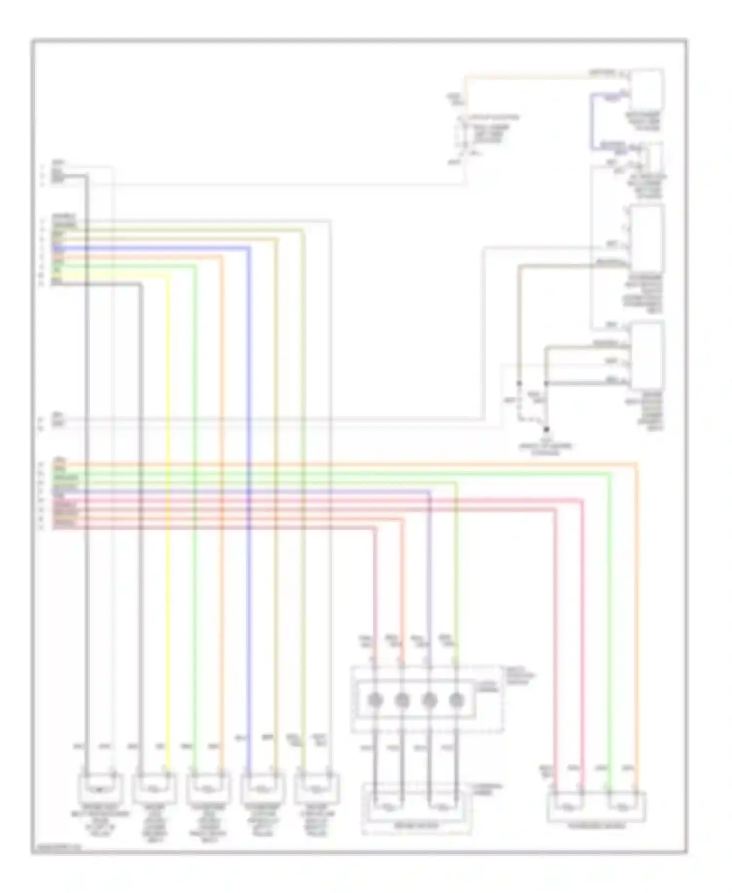 Wiring diagram clock- spring for Kia Rio II facelift (2009-2011) (4 of 5)