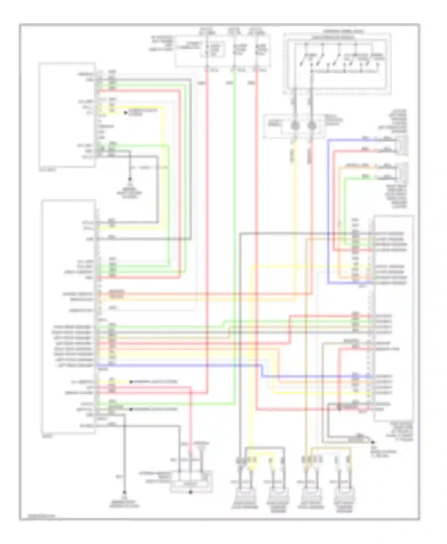 Wiring diagram ground pnk memory pwr for Kia Rio II facelift (2009-2011) (1 of 1)