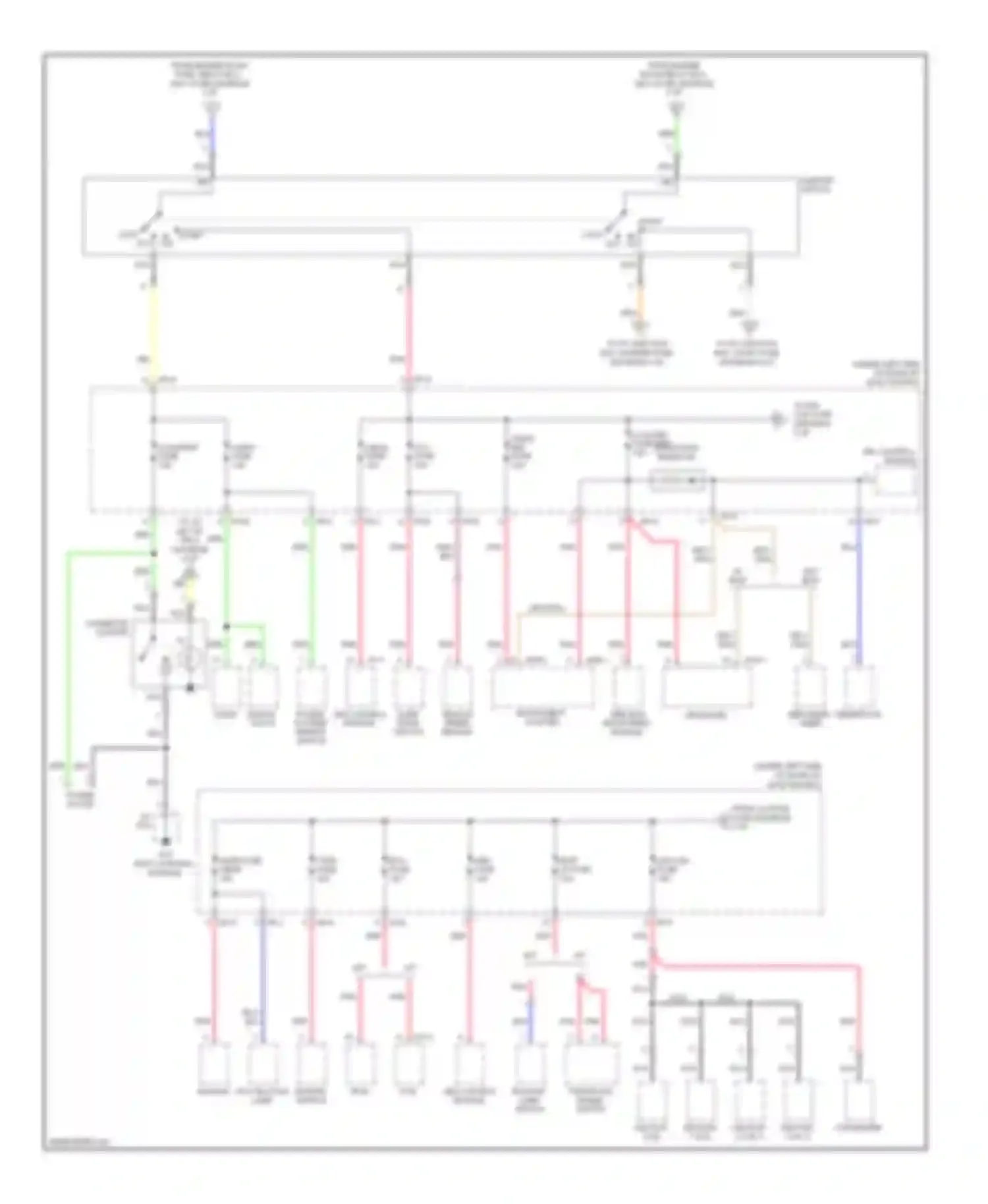Wiring diagram i/p-m to j/c for Kia Rio II facelift (2009-2011) (1 of 1)