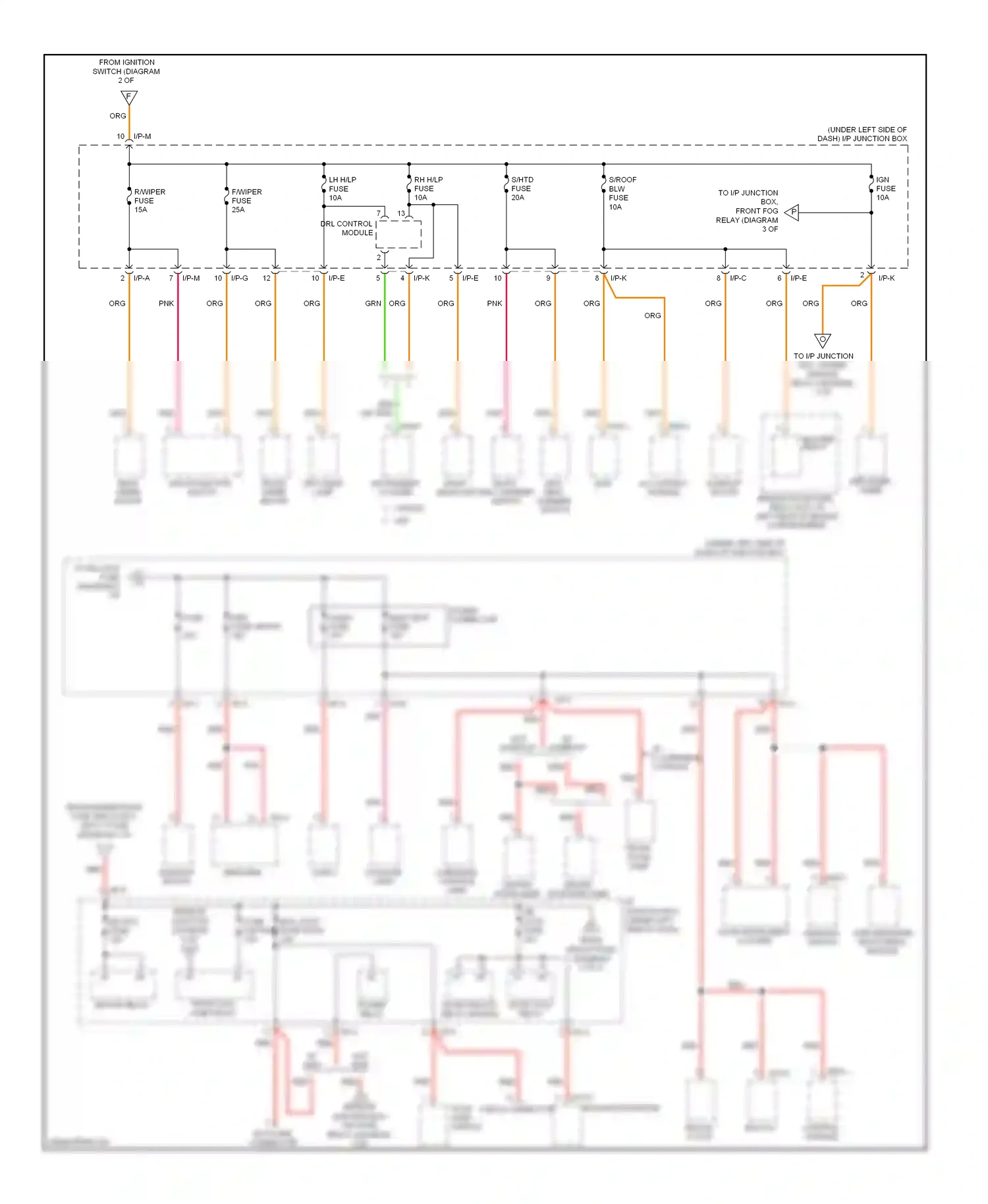 Wiring diagram i/p-n for Kia Rio II facelift (2009-2011) (7 of 15)