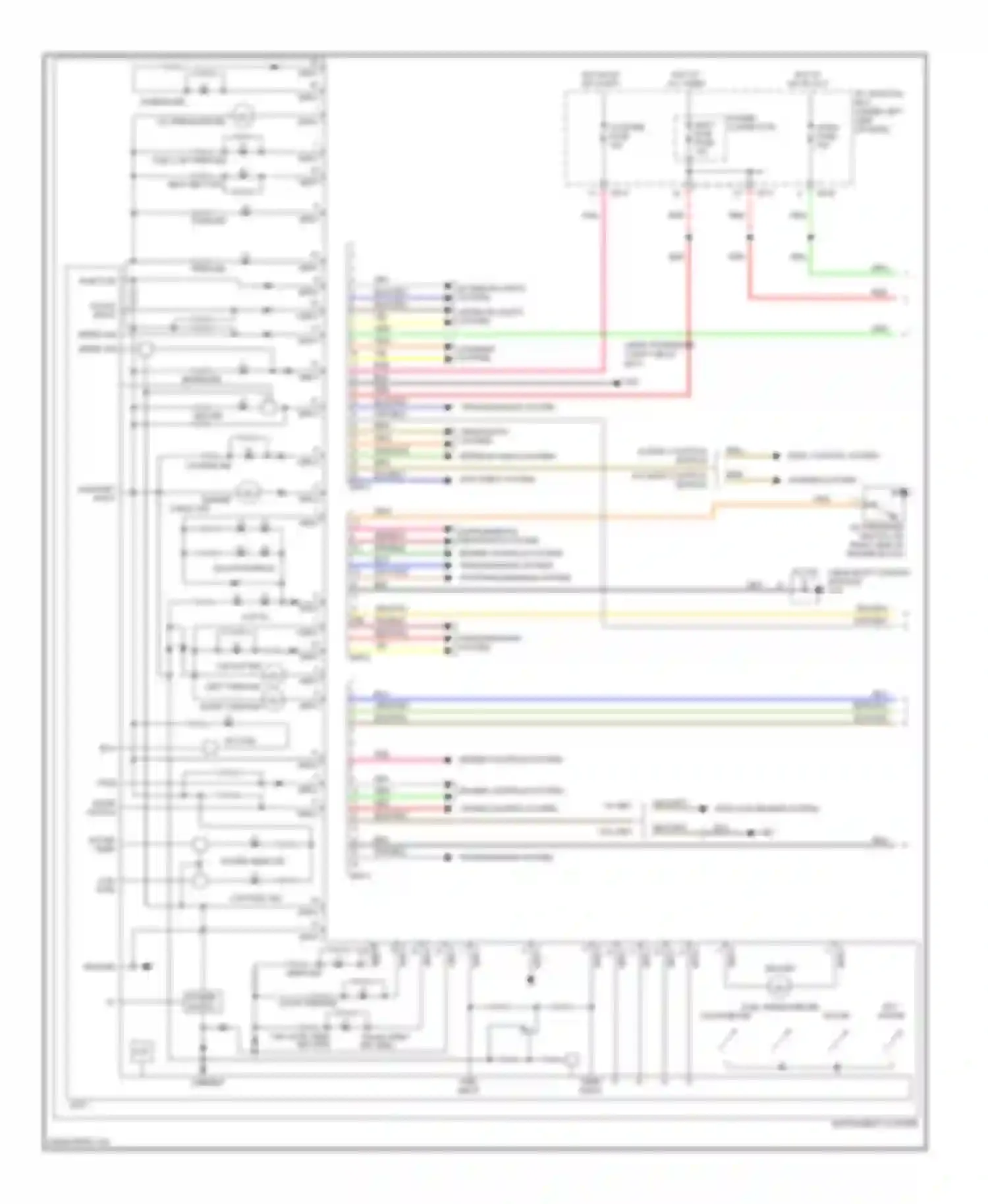 Wiring diagram lcd ill for Kia Rio II facelift (2009-2011) (1 of 1)