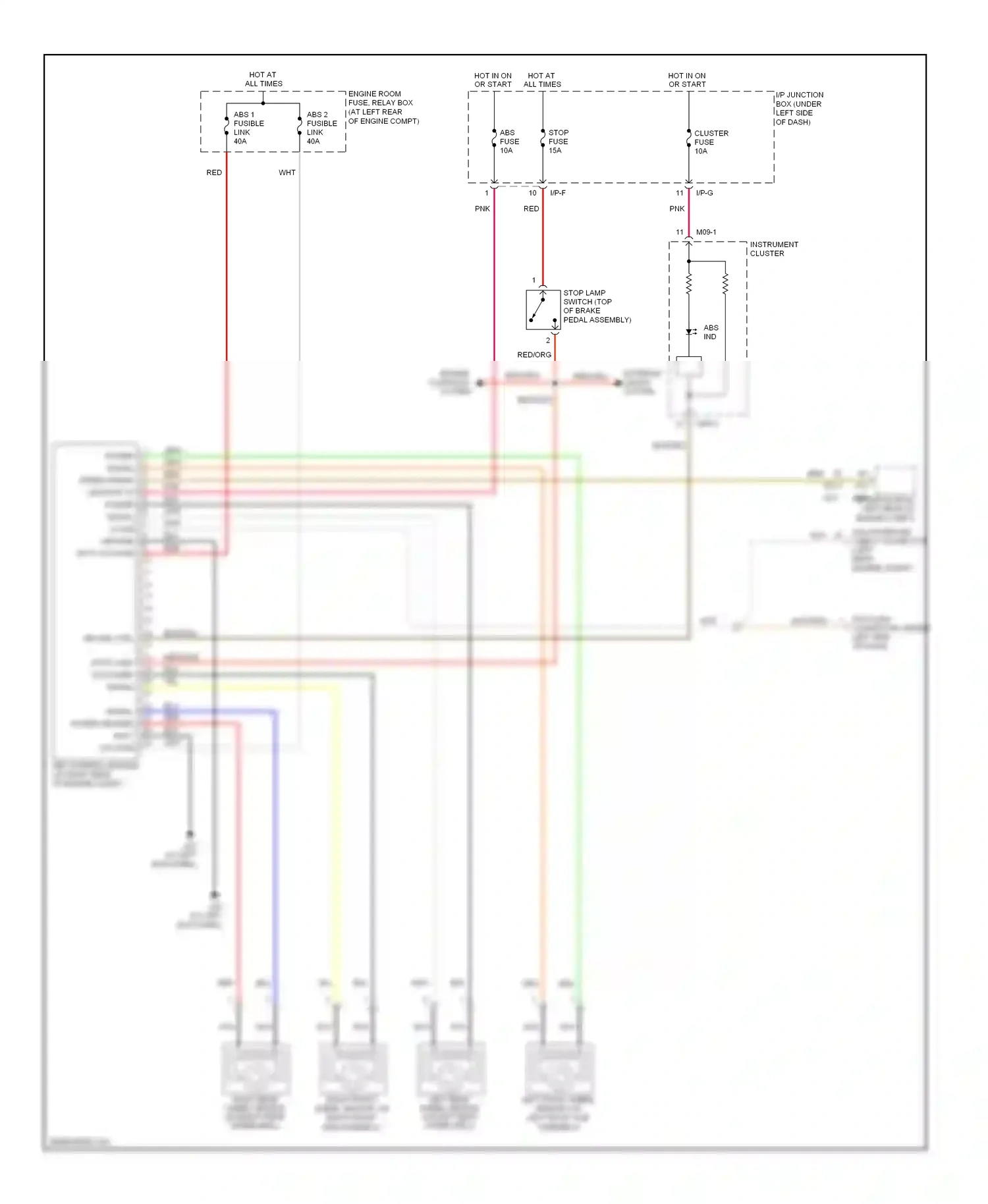 Wiring diagram nca for Kia Rio II facelift (2009-2011) (33 of 33)