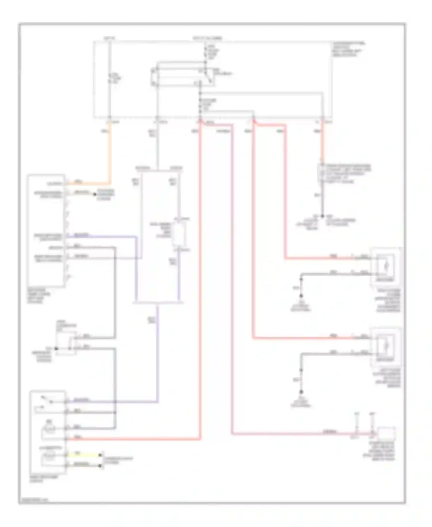 Wiring diagram on input for Kia Rio II facelift (2009-2011) (1 of 3)