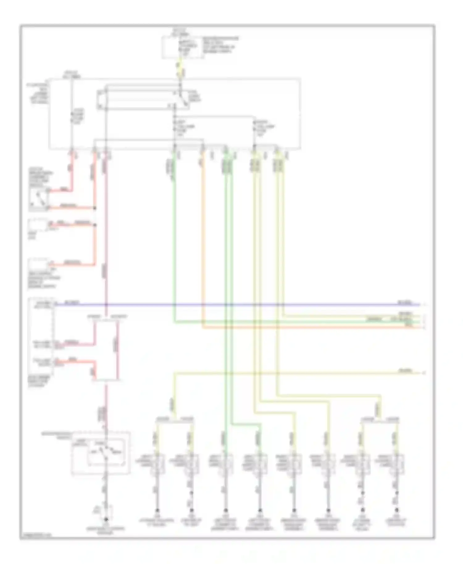 Wiring diagram right license lamp for Kia Rio II facelift (2009-2011) (1 of 2)