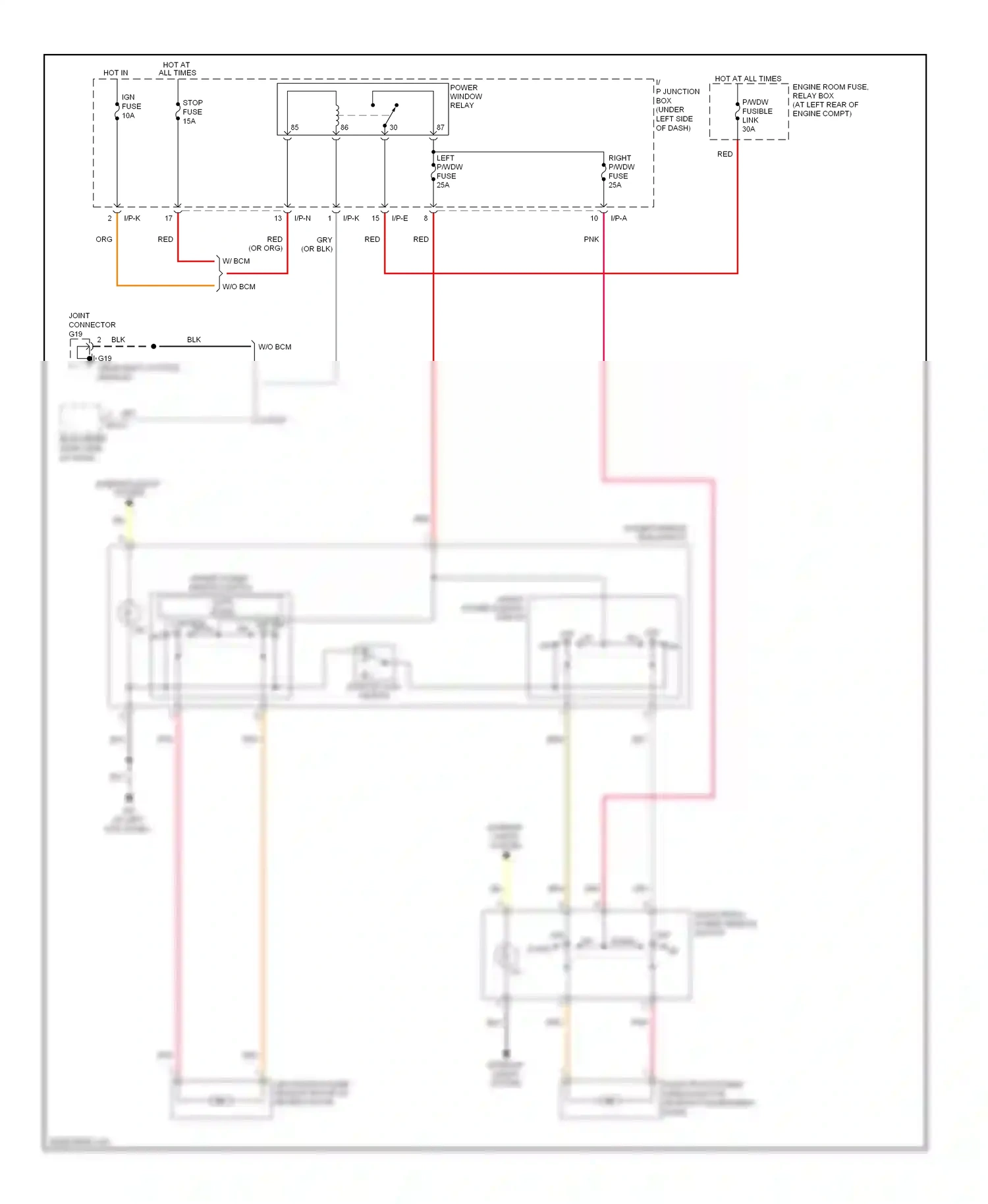 Kia Rio II facelift (2009-2011) up dn wiring diagram  (1 of 1)