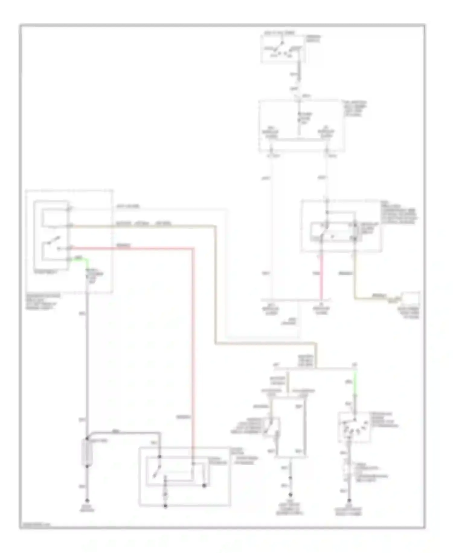 Wiring diagram w/ ignition lock for Kia Rio II facelift (2009-2011) (2 of 2)