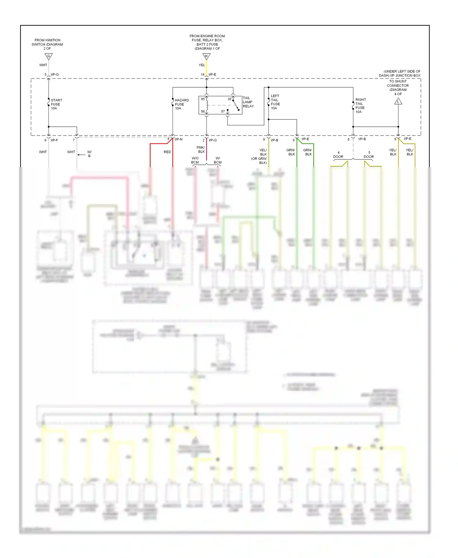 Wiring diagram wht for Kia Rio II facelift (2009-2011) (15 of 32)